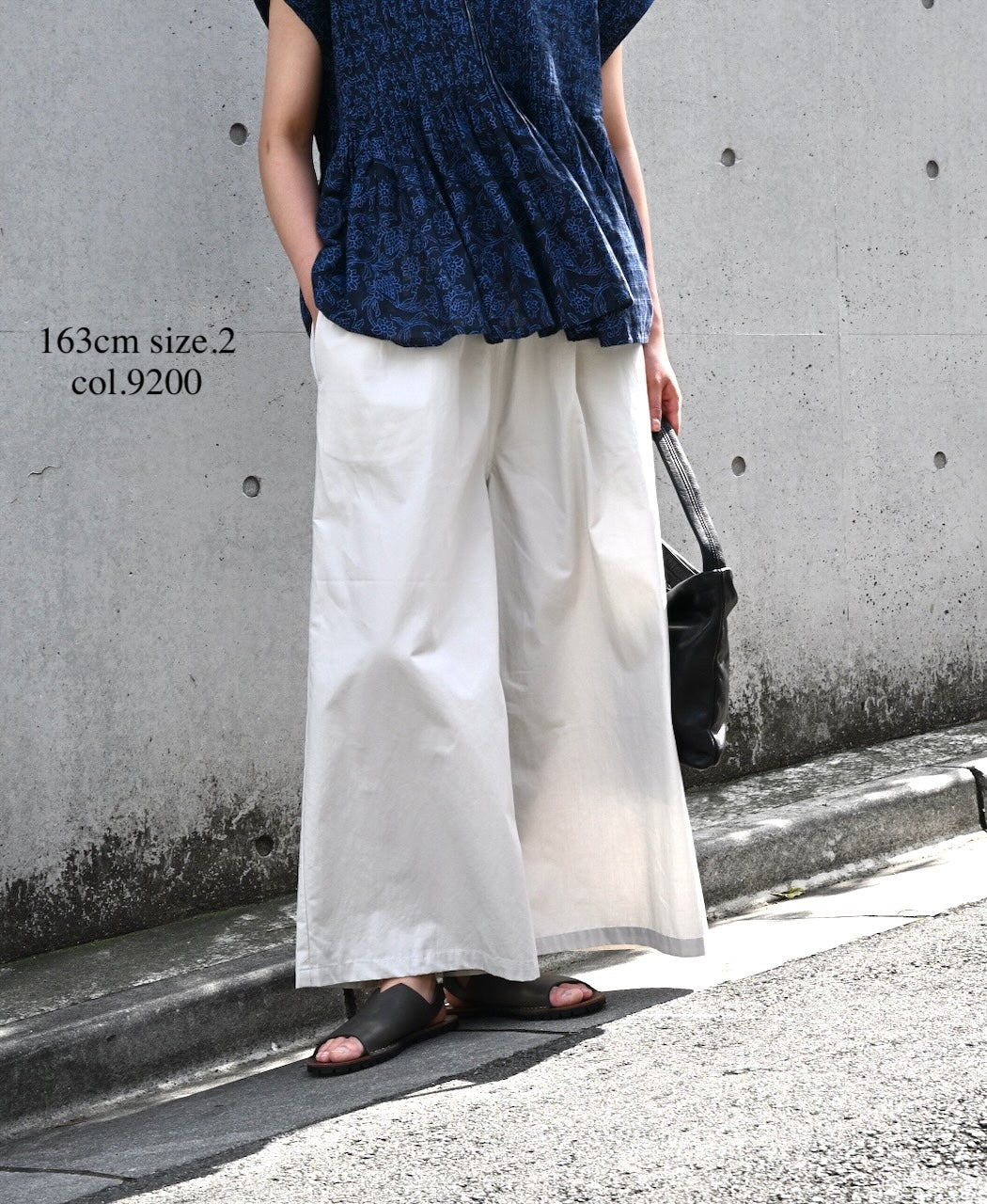 GNMDS2062CLW COTTON/LINEN DYED WEATHER CULOTTES