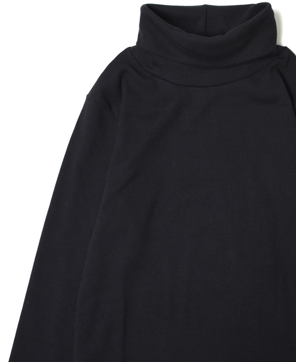 NMF1051 1×1 COTTON RIB TURTLE-NECK L/SL T-SHIRT
