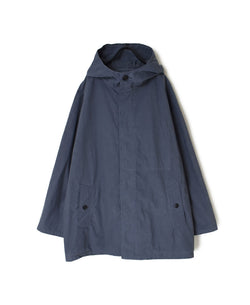 NHT2311TC LIGHT WEIGHT COTTON OVERDYE  HOODED SHORT COAT