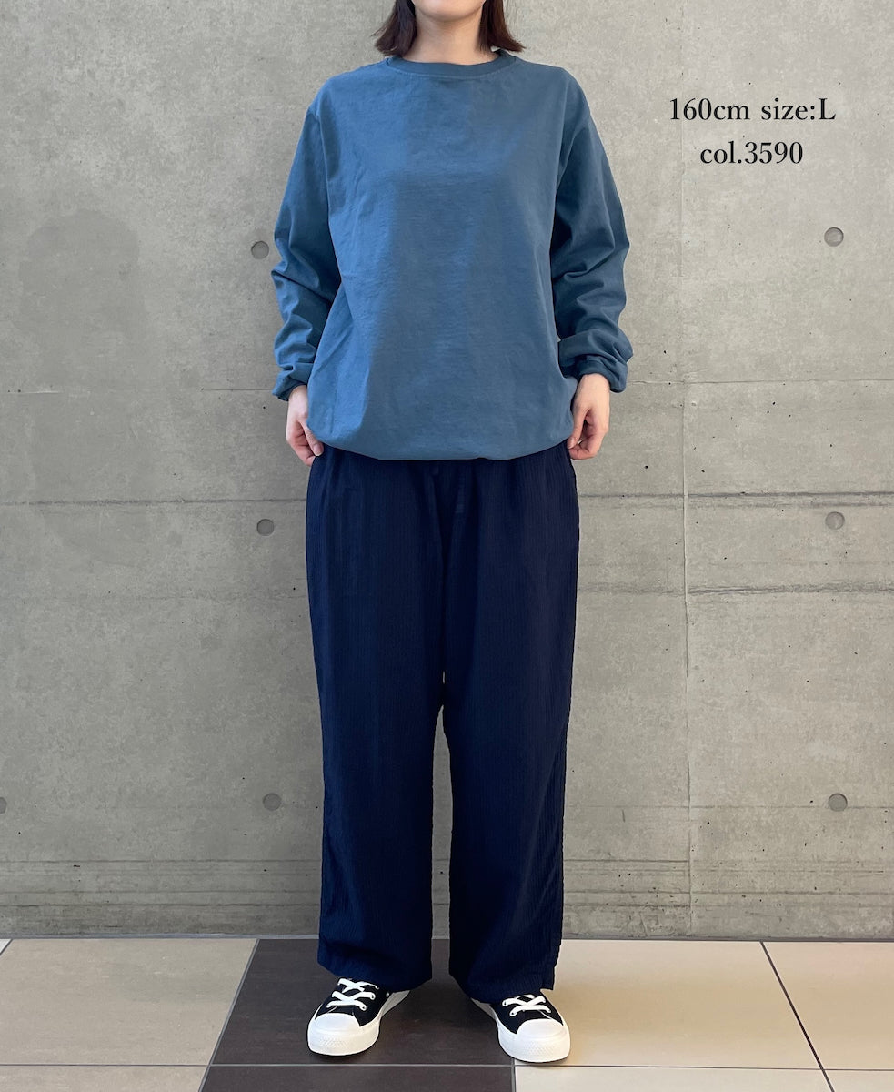 NGW9951 7.2oz HEAVY WEIGHT COTTON CREW NECK L/SL WITH CUFF&HEM RIB