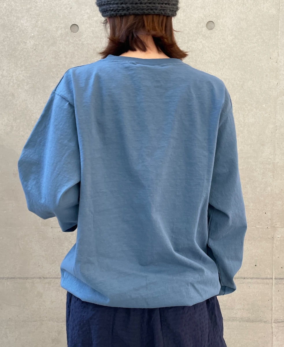 NGW9951 7.2oz HEAVY WEIGHT COTTON CREW NECK L/SL WITH CUFF&HEM RIB