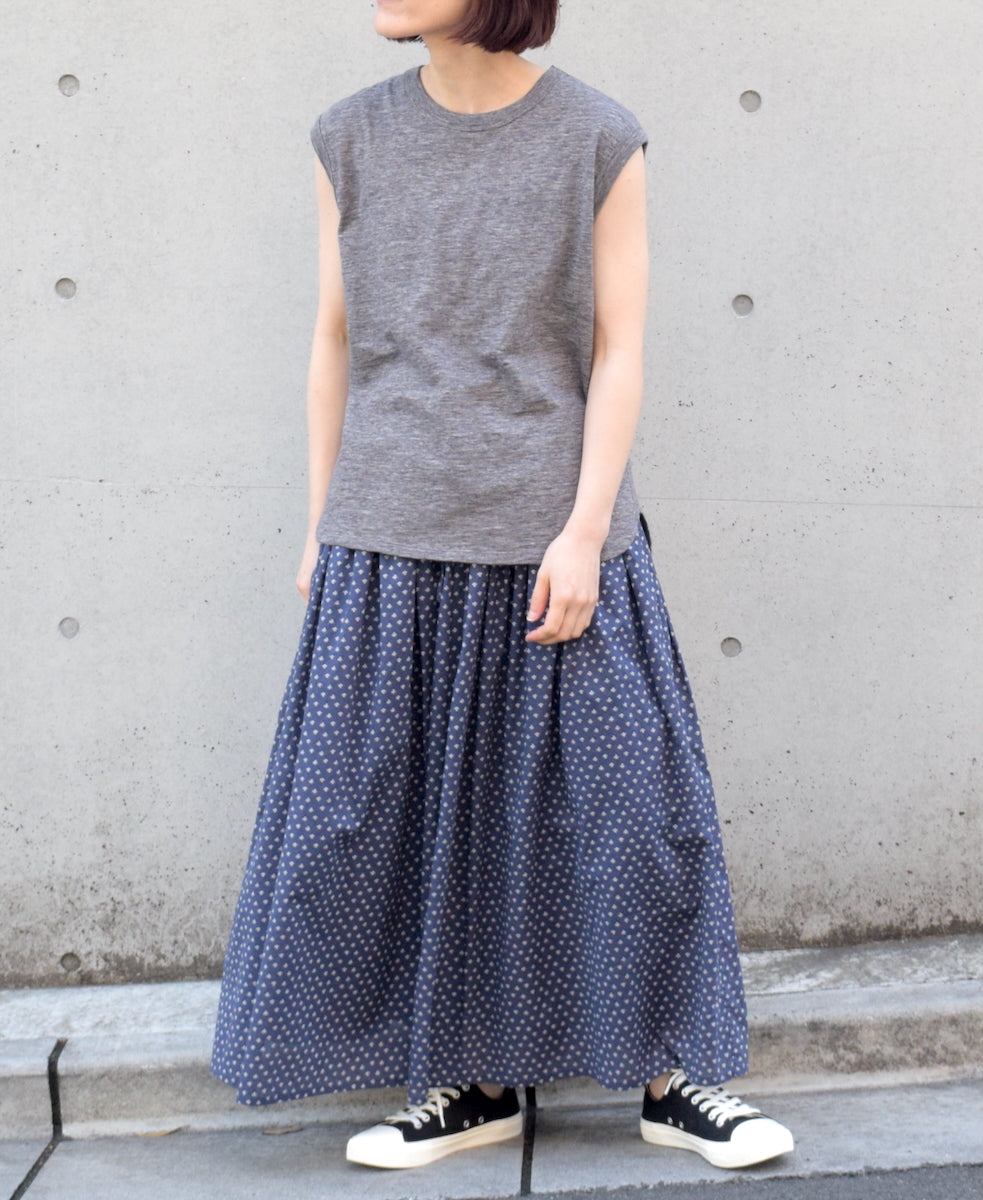 GNSL24042 SLUB VINTAGE CREW-NECK FRENCH/SL SHIRT