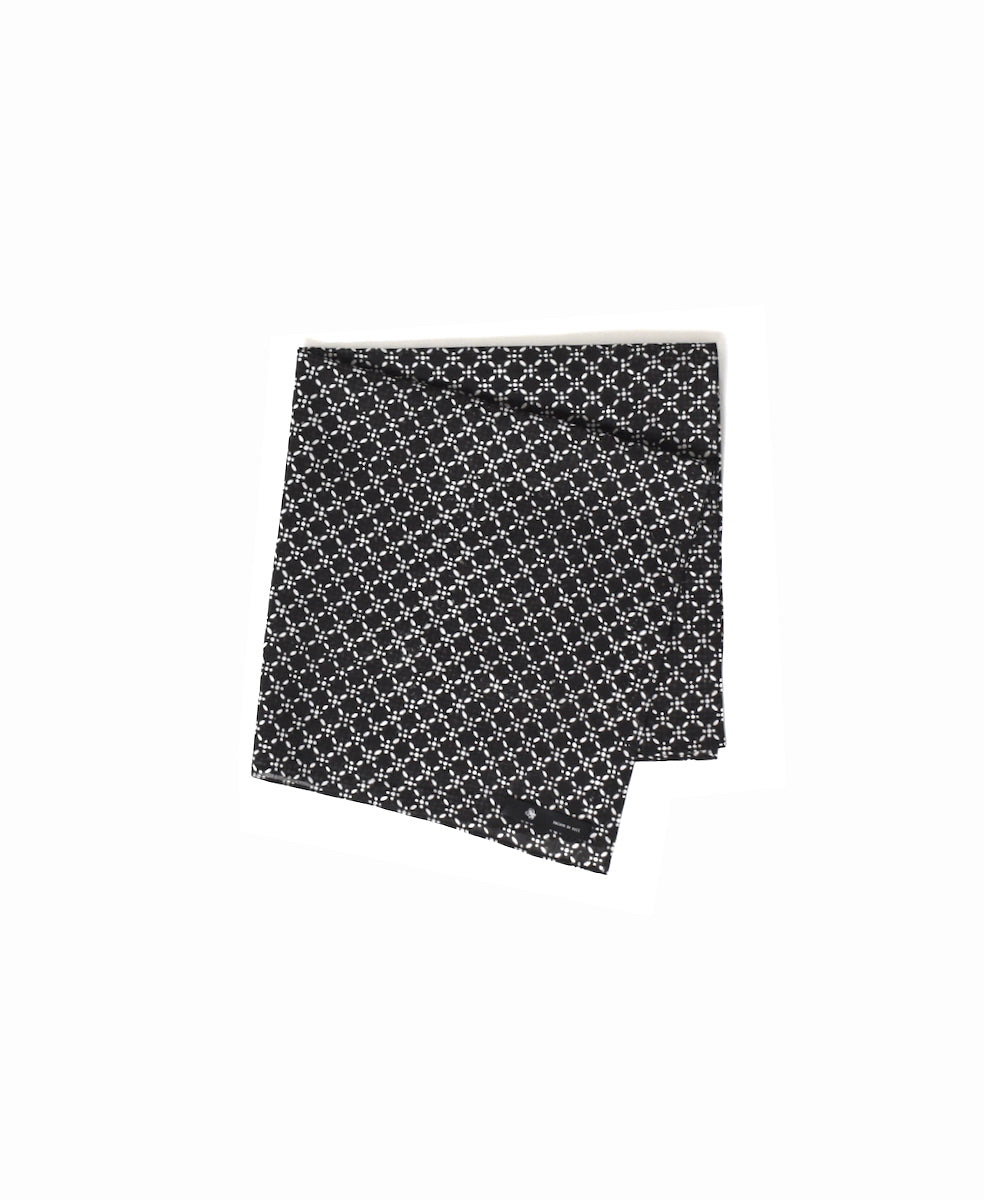 ZMD0408 BLOCK PRINT SCARF 60×60㎝