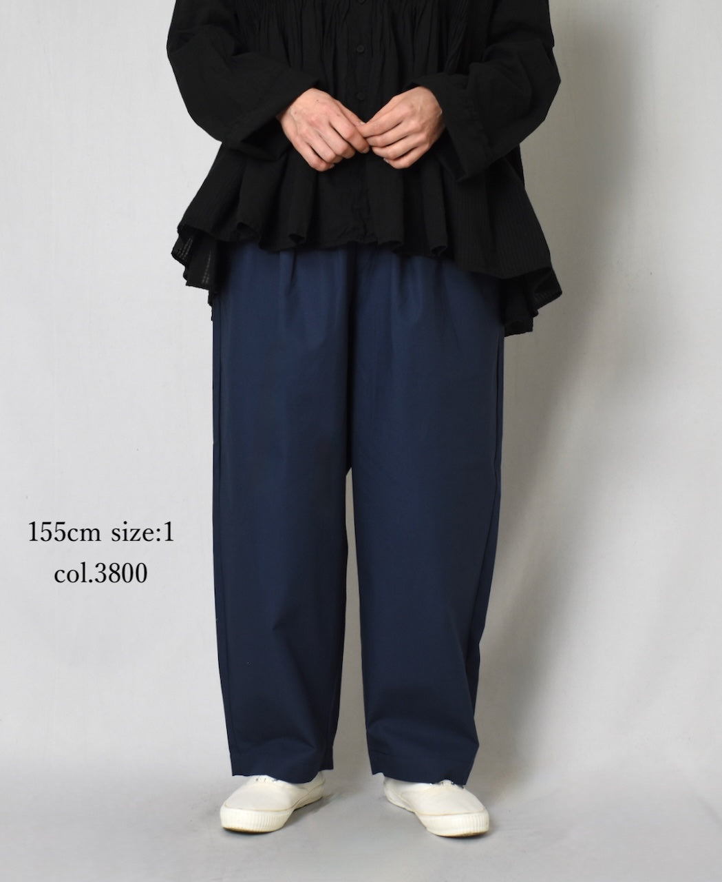 GNMDS2501CW COTTON DYED WEATHER 2TUCK TAPERED EASY PANTS