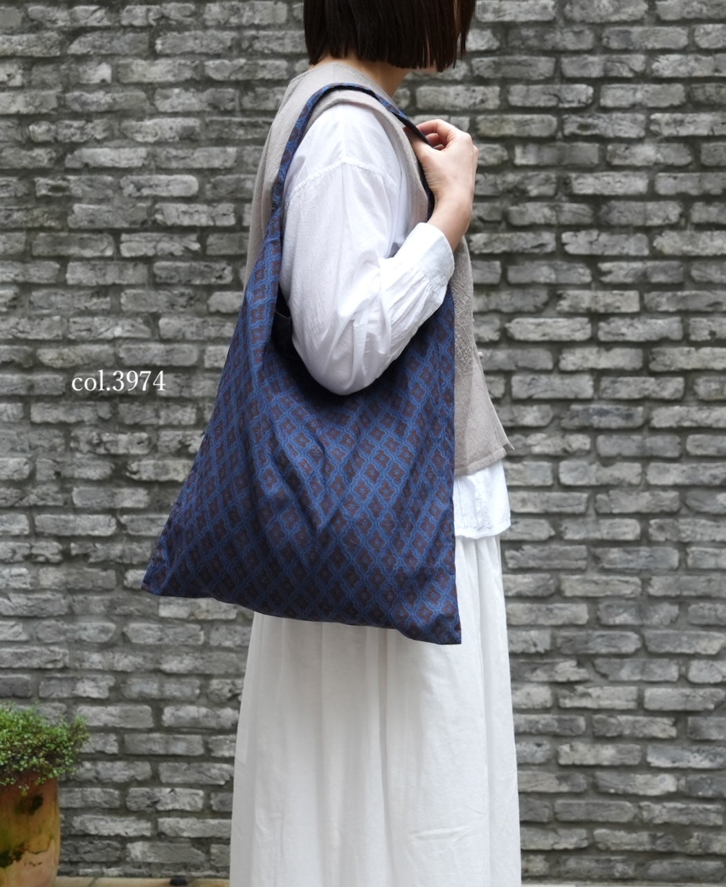 ZMD0407 ECO BAG BLOCK PRINT 40×47cm