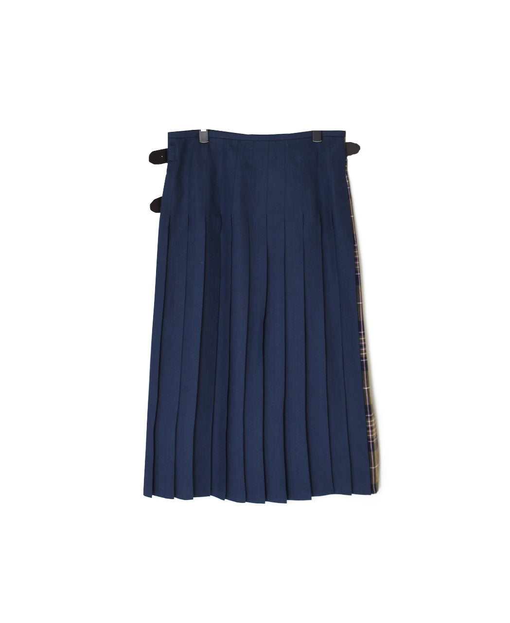 NOD2501PW ILISH LINEN LOW WAIST PLEATS WRAP SKIRT LENGTH 80cm