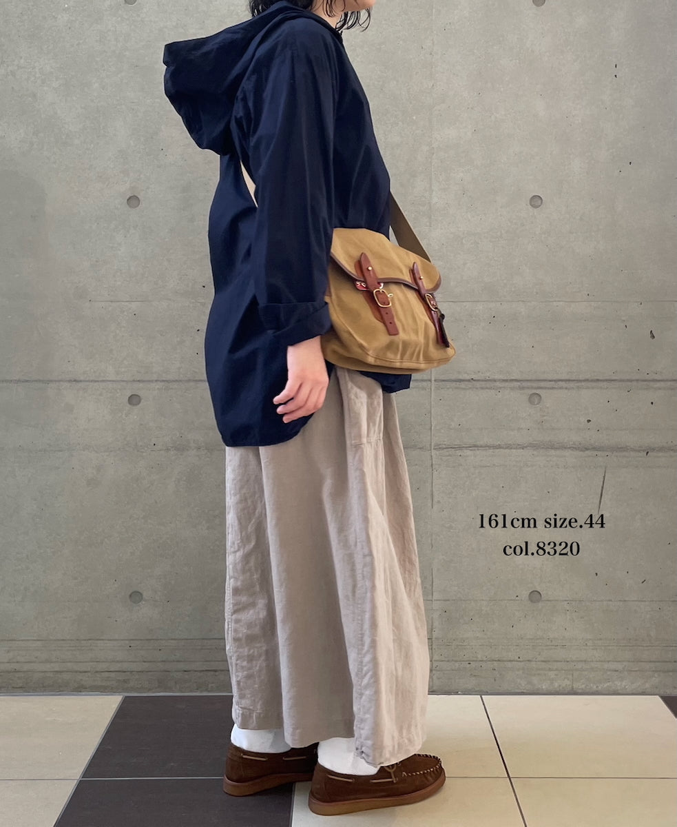 INHT2514CLD COTTON LINEN PLAIN  OVERDYE EASY SKIRT