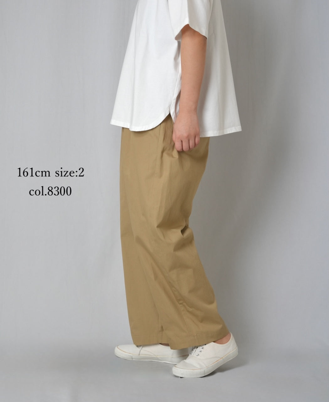 GNMDS2501CLW COTTON/LINEN DYED WEATHER 2TUCK TAPERED EASY PANTS