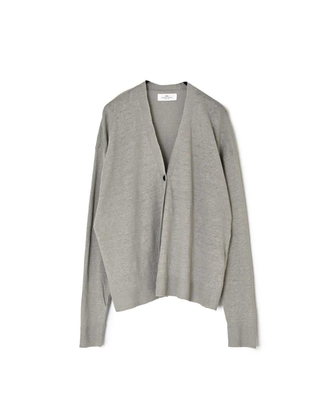 NNSL26001 12GG 1PLY LINEN/COTTON V-NECK 1BUTTON CARDIGAN – Narumi