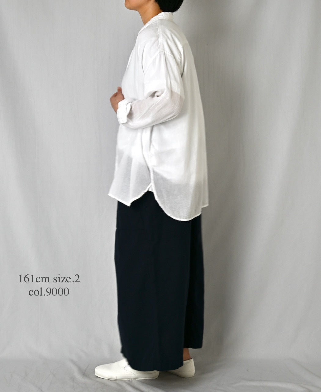 INAM2502G3D 30s GAUZE OVERDYE UTILITY REGULAR COLLAR SHIRT