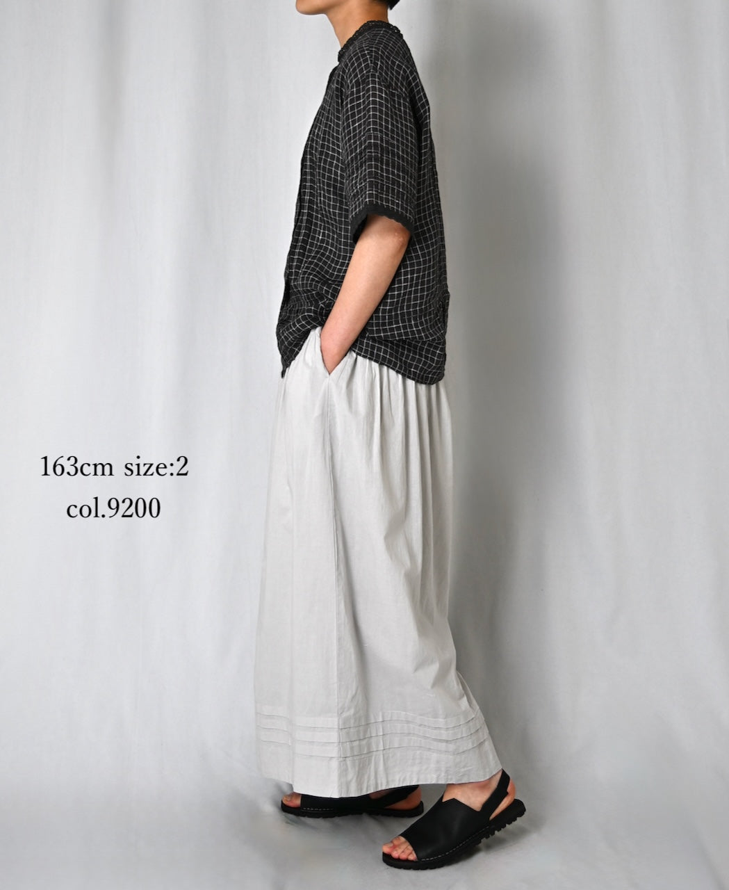 NSL26005 60s CAMBRIC PLAIN CULOTTES