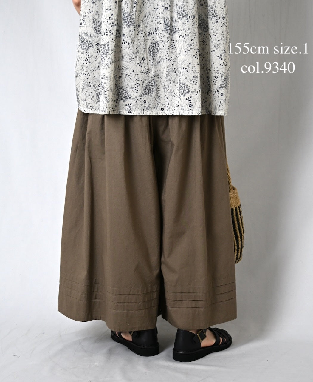 NSL26005 60s CAMBRIC PLAIN CULOTTES