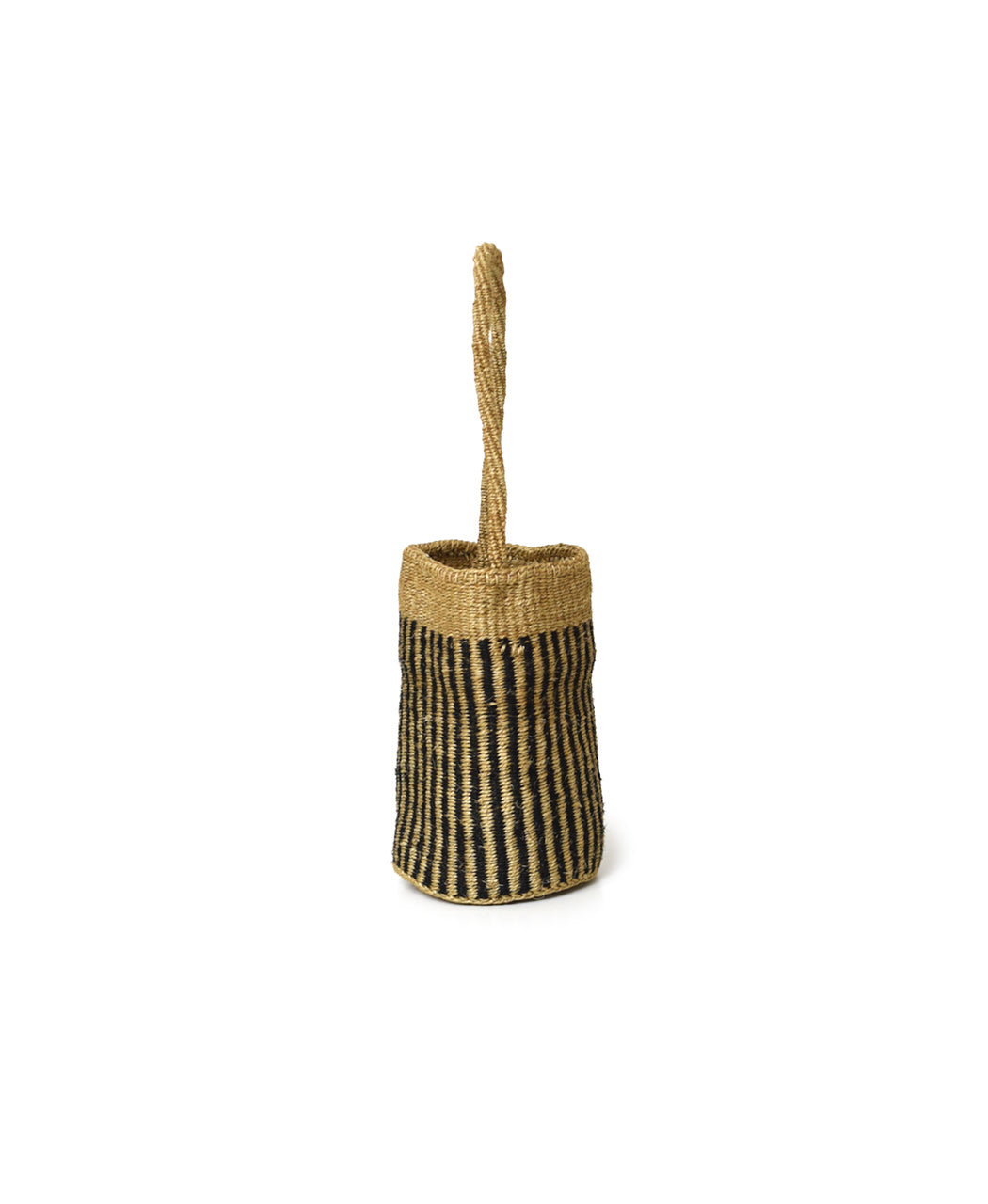 ANSL2601 STRIPE SISAL ONE HANDLE SHOULDER BAG