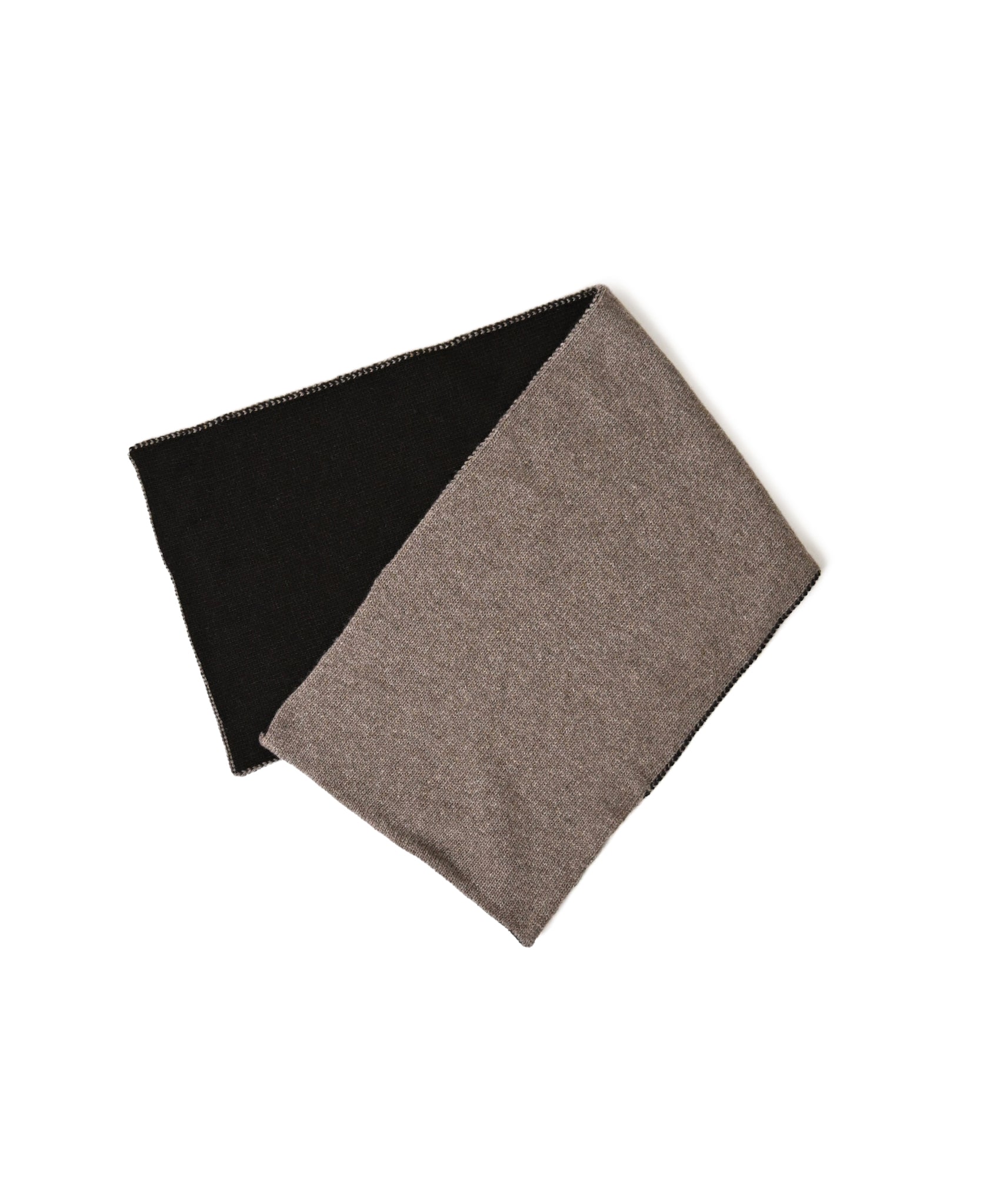 BAAM1961CB WOOL/CASHMERE 2TONE LOOP SCARF