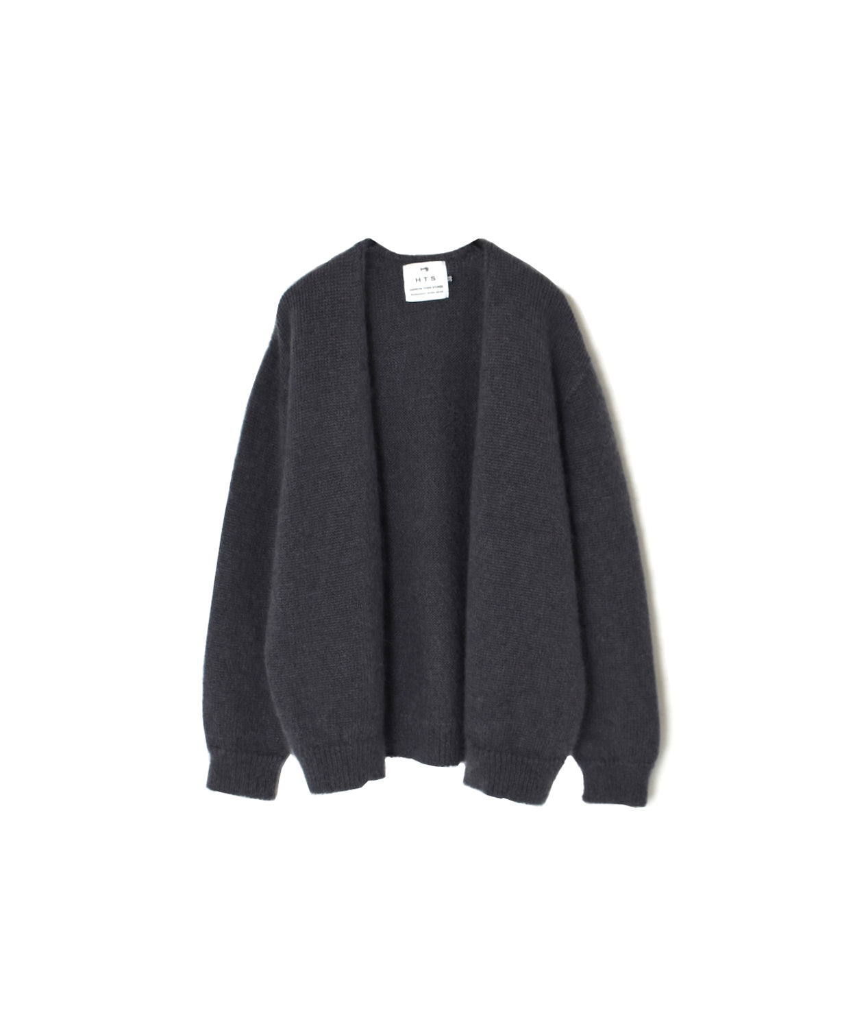 CHT2552 MOHAIR NO-BUTTON CARDIGAN
