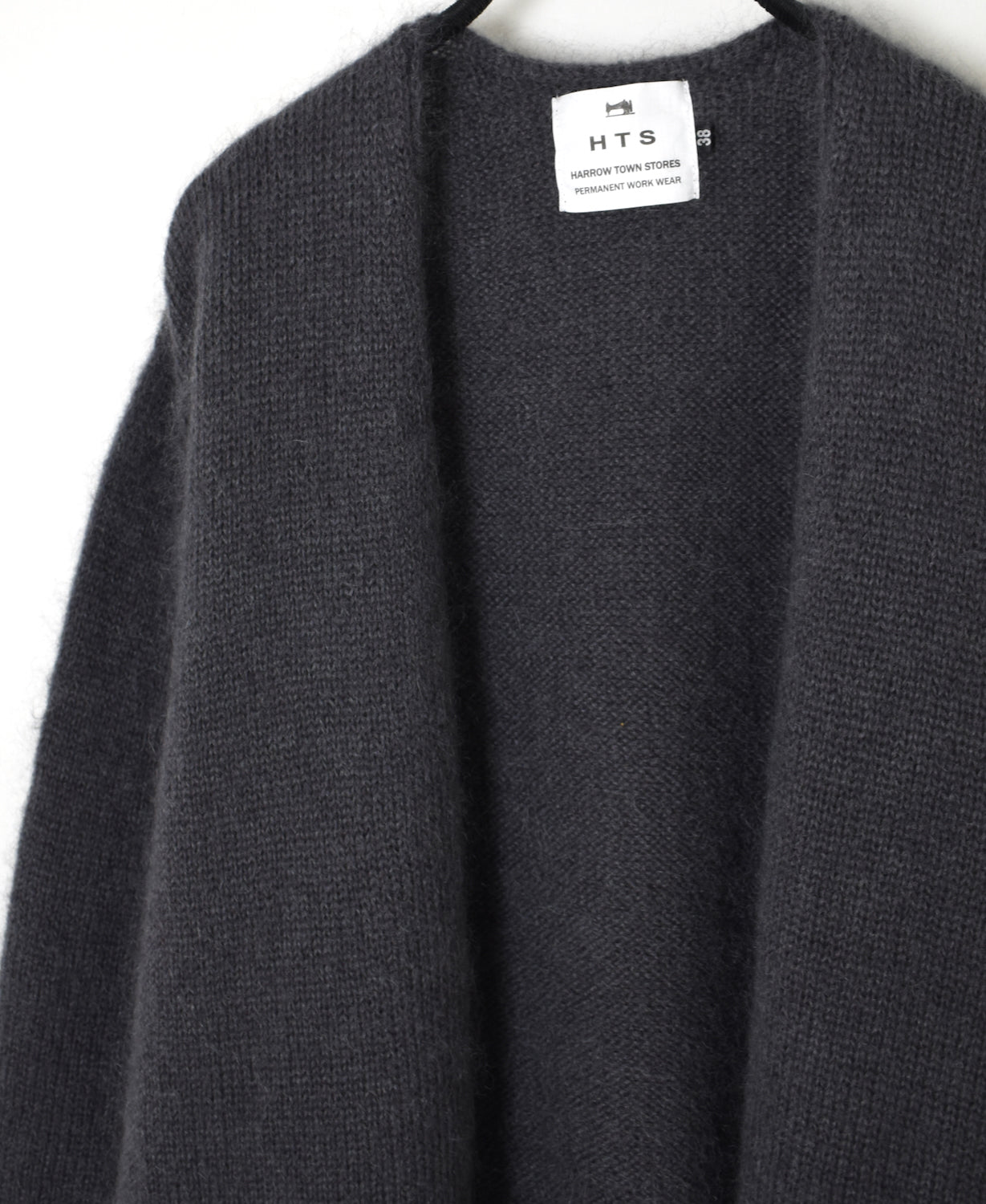 CHT2552 MOHAIR NO-BUTTON CARDIGAN