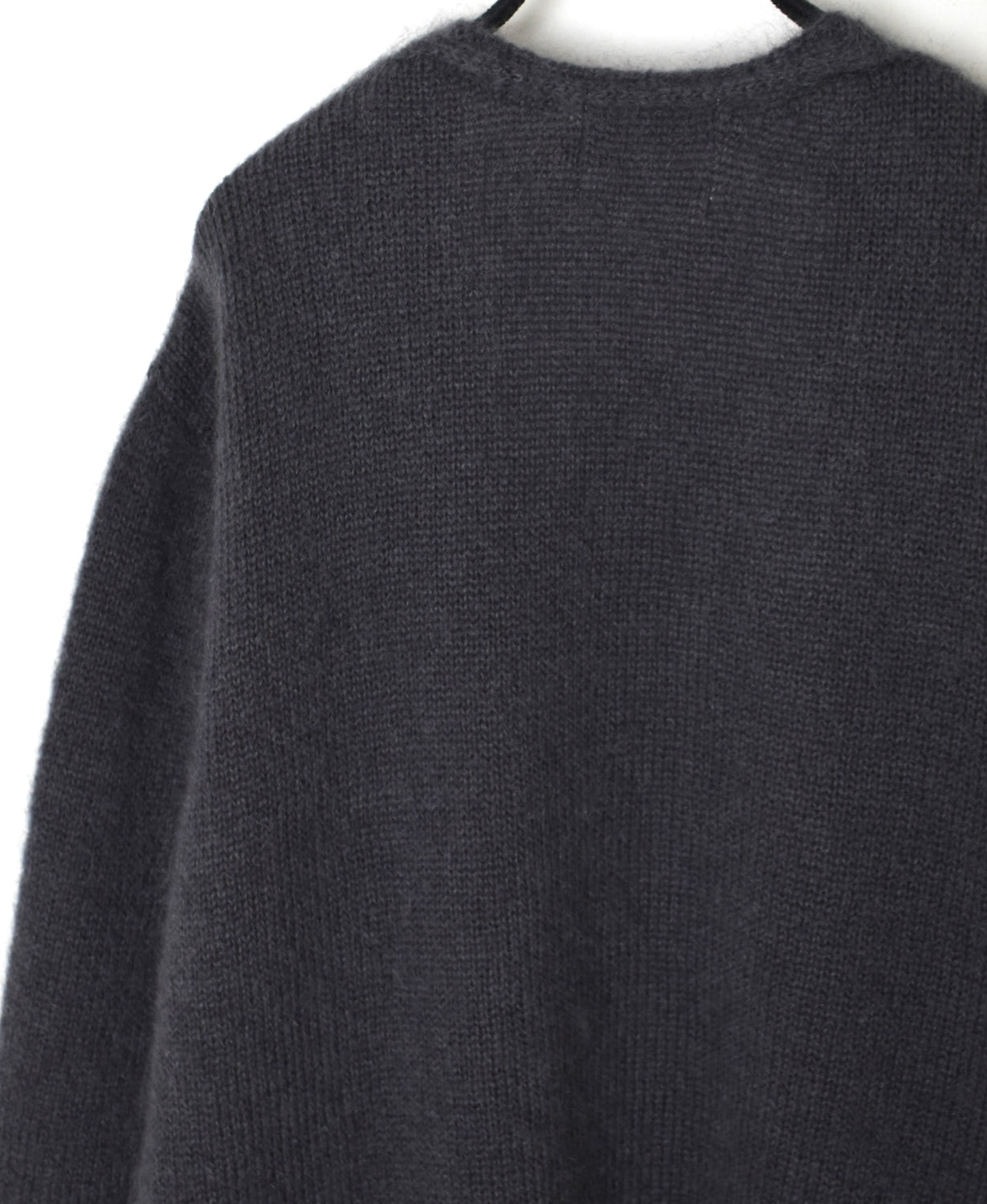 CHT2552 MOHAIR NO-BUTTON CARDIGAN