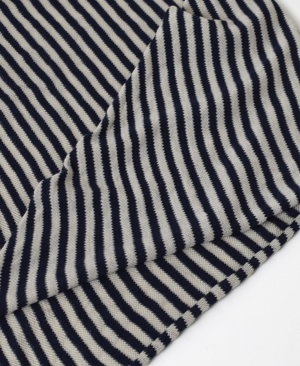 CLNAM2402S COTTON STRIPE TRIANGLE SCARF