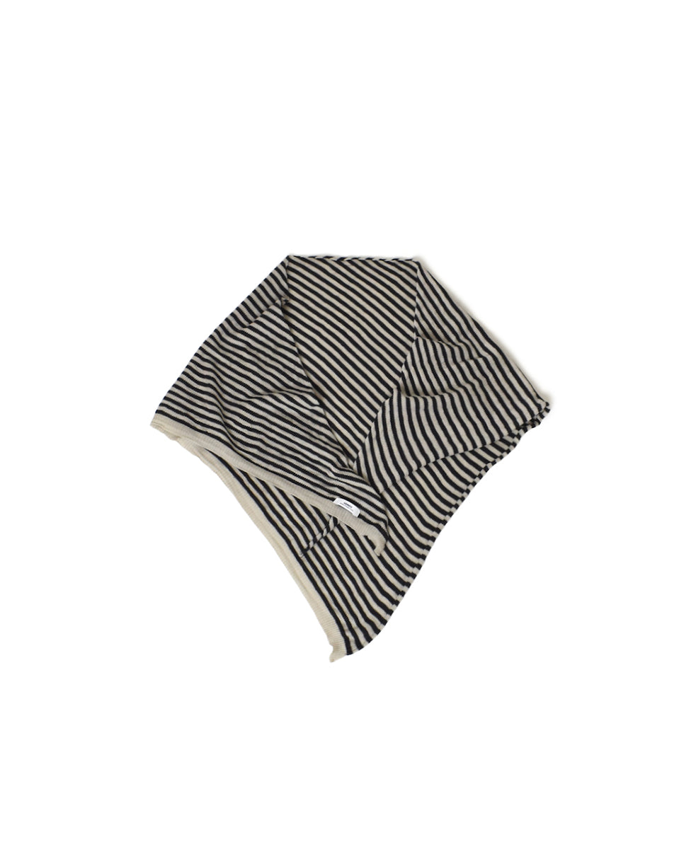 CLNAM2402S COTTON STRIPE TRIANGLE SCARF