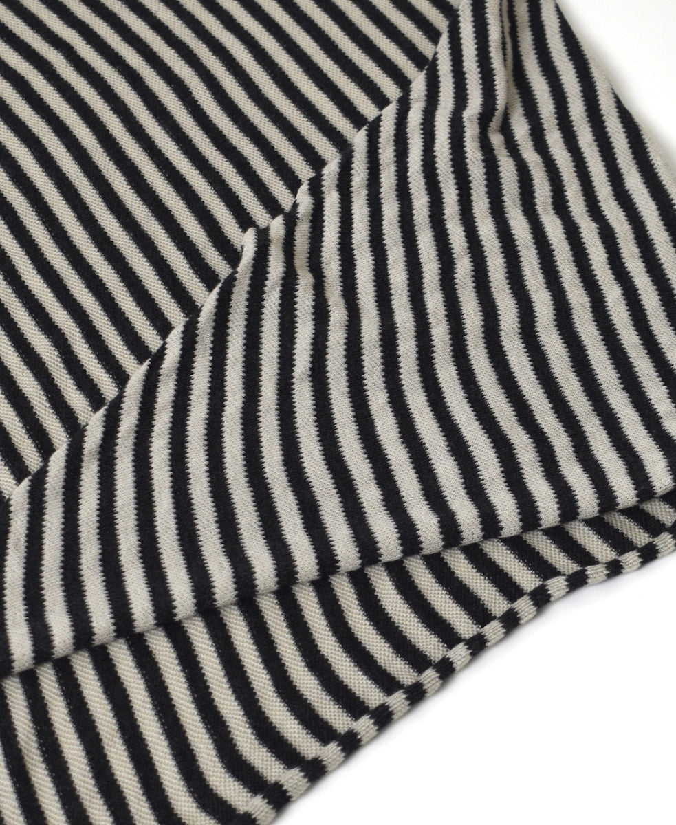 CLNAM2402S COTTON STRIPE TRIANGLE SCARF