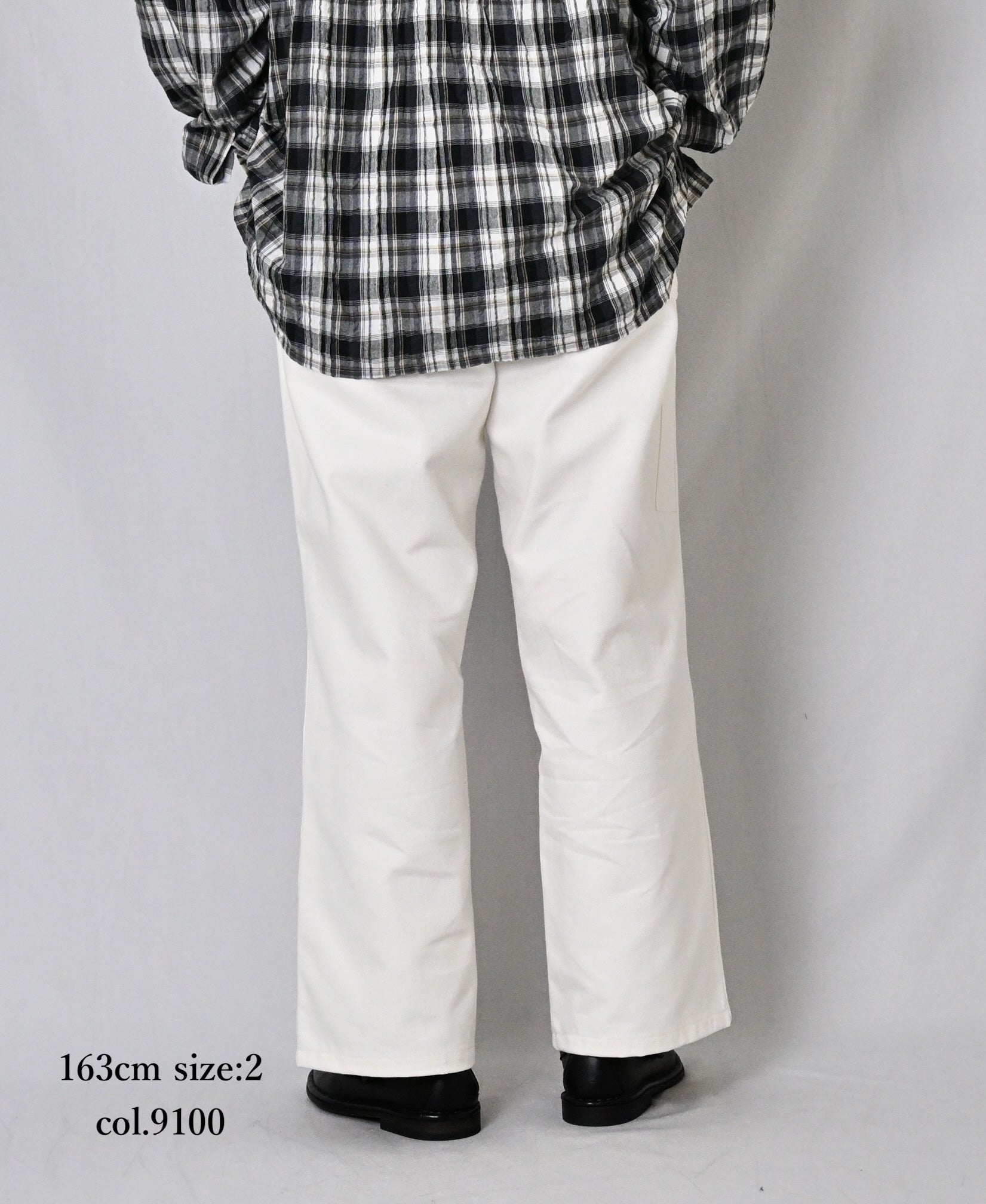 GNAM2651 13oz NATURAL SLUB DENIM PAINTER PANTS