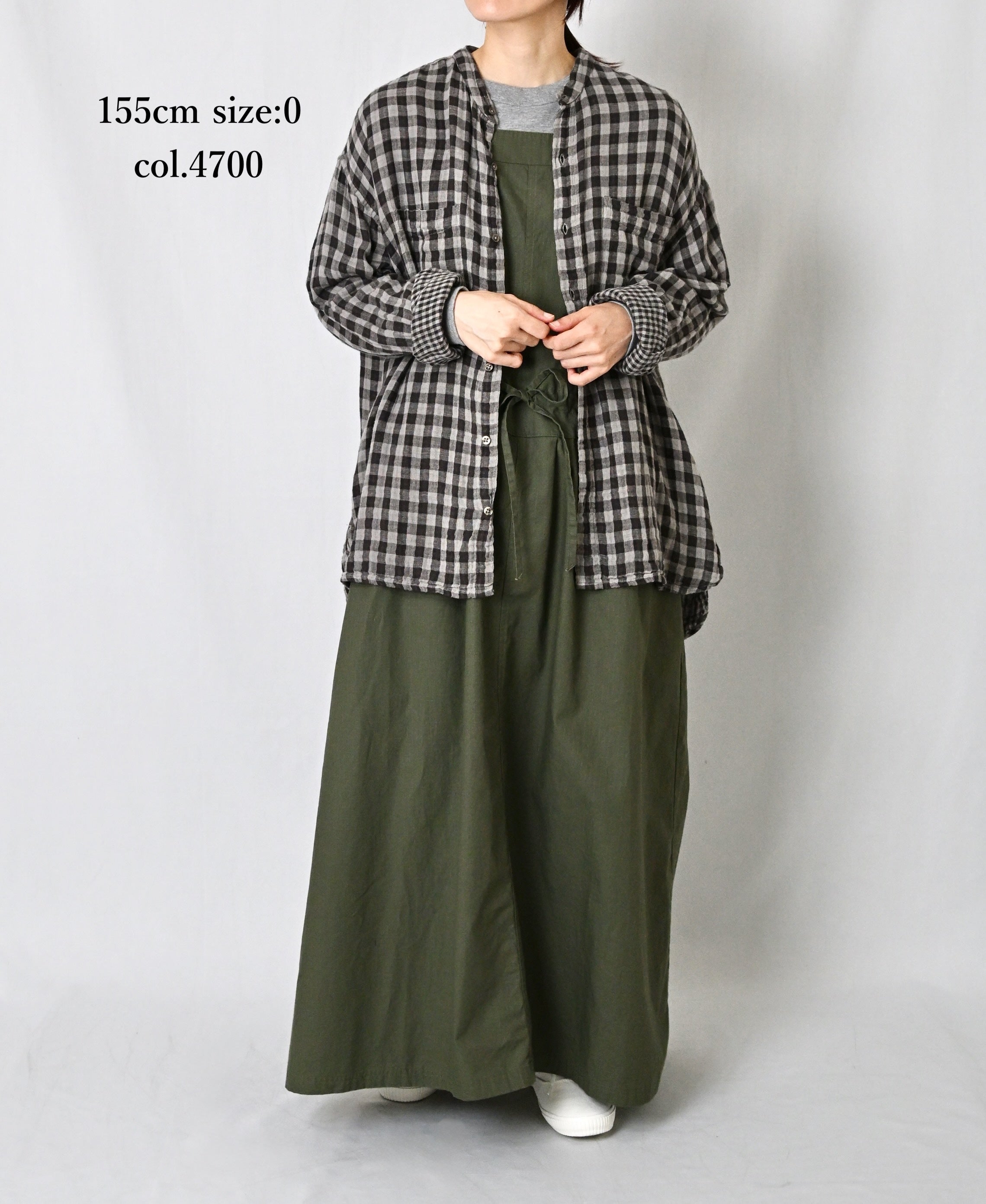 GNAM2611RS RIPSTOP ONE WASH APRON ONE PIECE