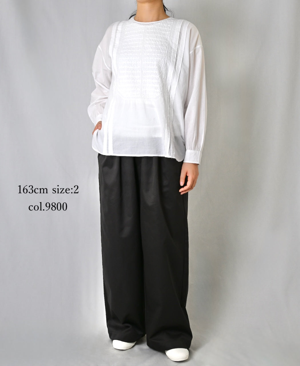 GNMDS2502WP WEST POINT 2TUCK WIDE EASY PANTS