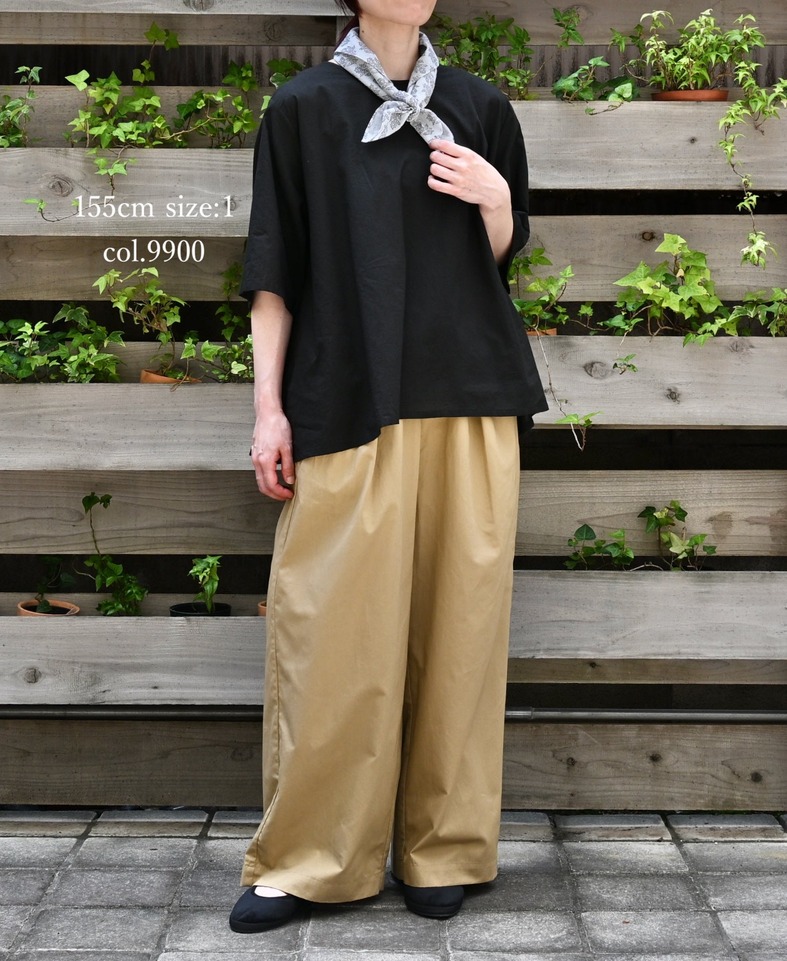 NSL26006 60s CAMBRIC PLAIN BACK OPENING SMOCK