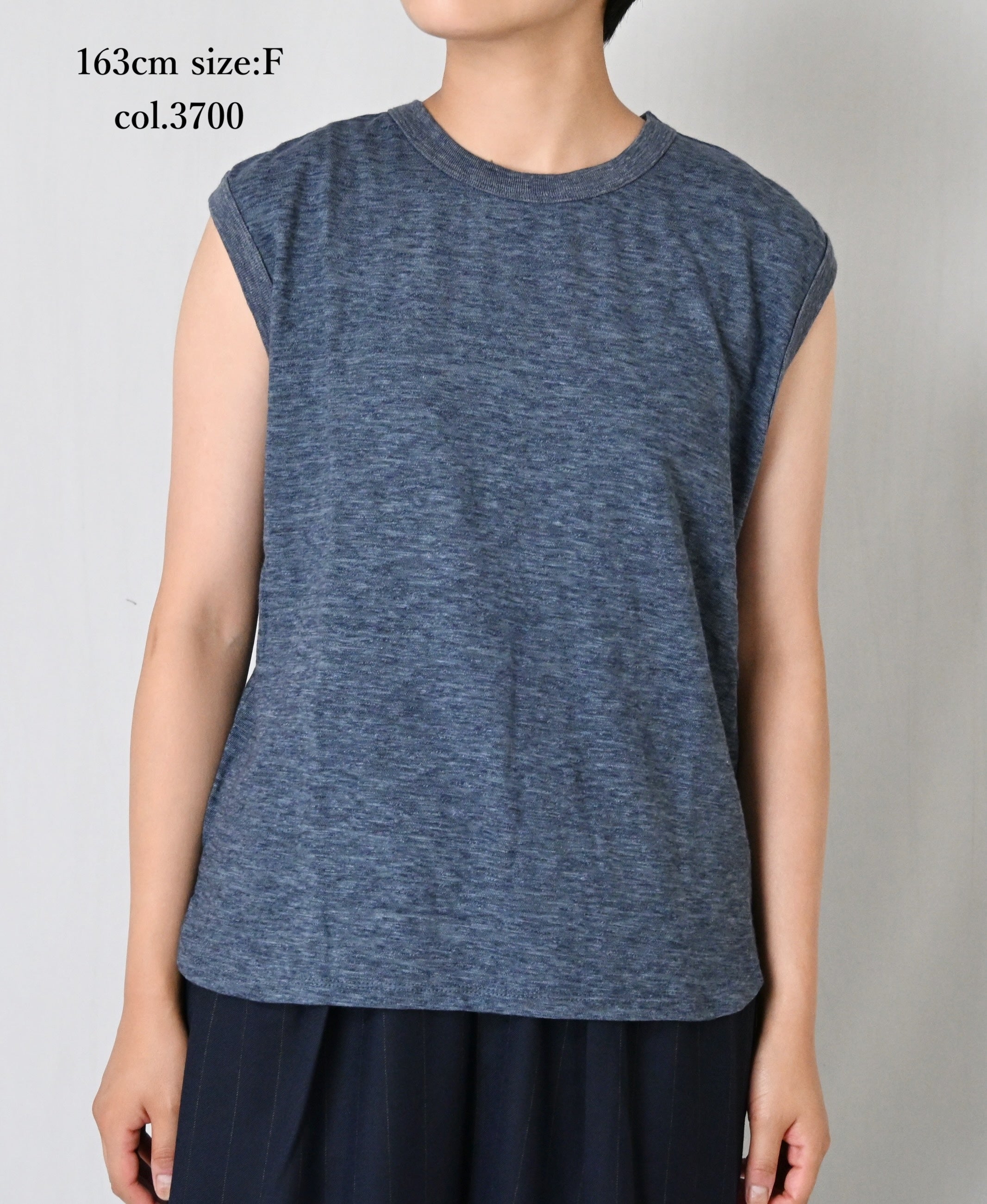 GNSL24042 SLUB VINTAGE CREW-NECK FRENCH/SL SHIRT