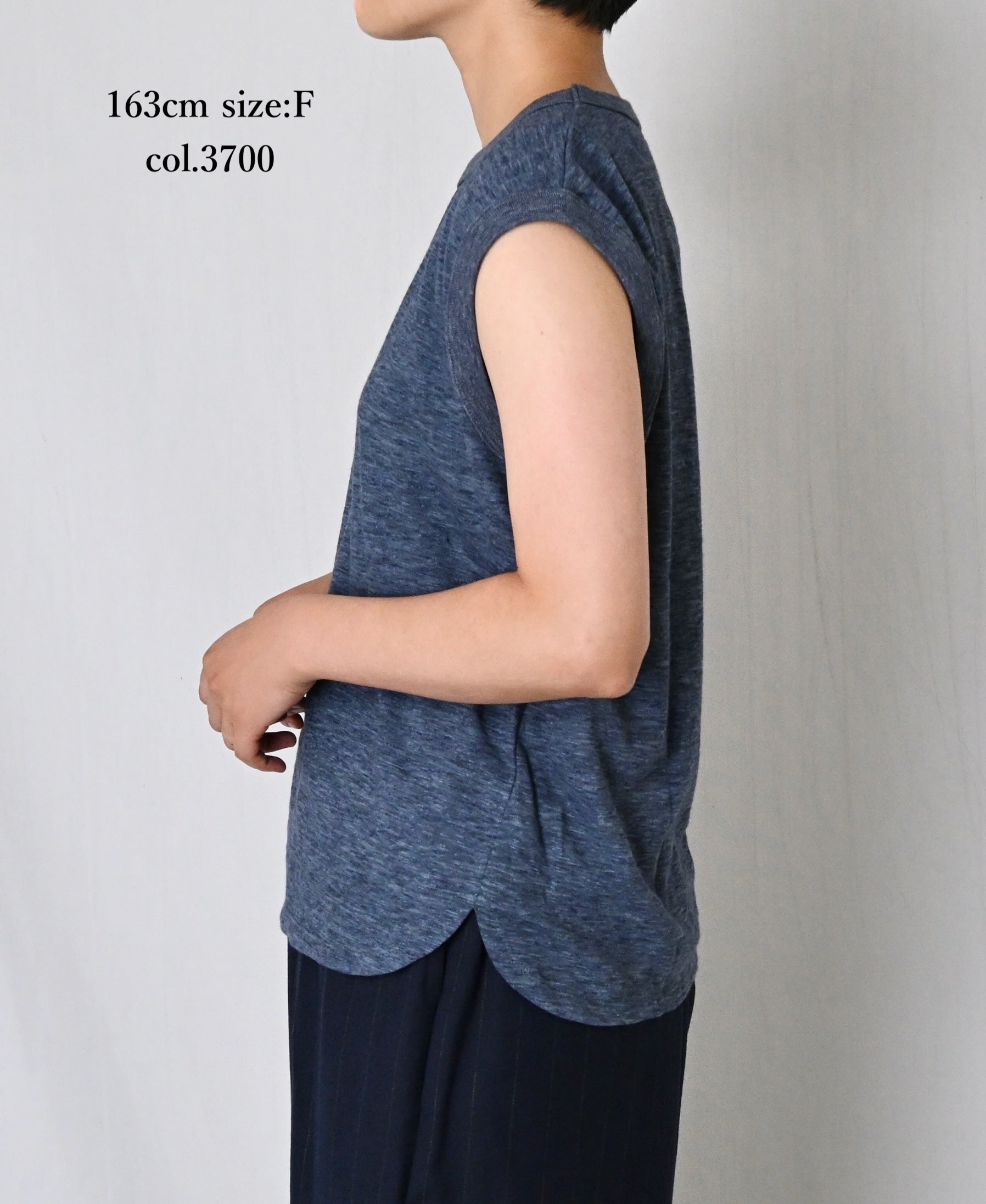 GNSL24042 SLUB VINTAGE CREW-NECK FRENCH/SL SHIRT