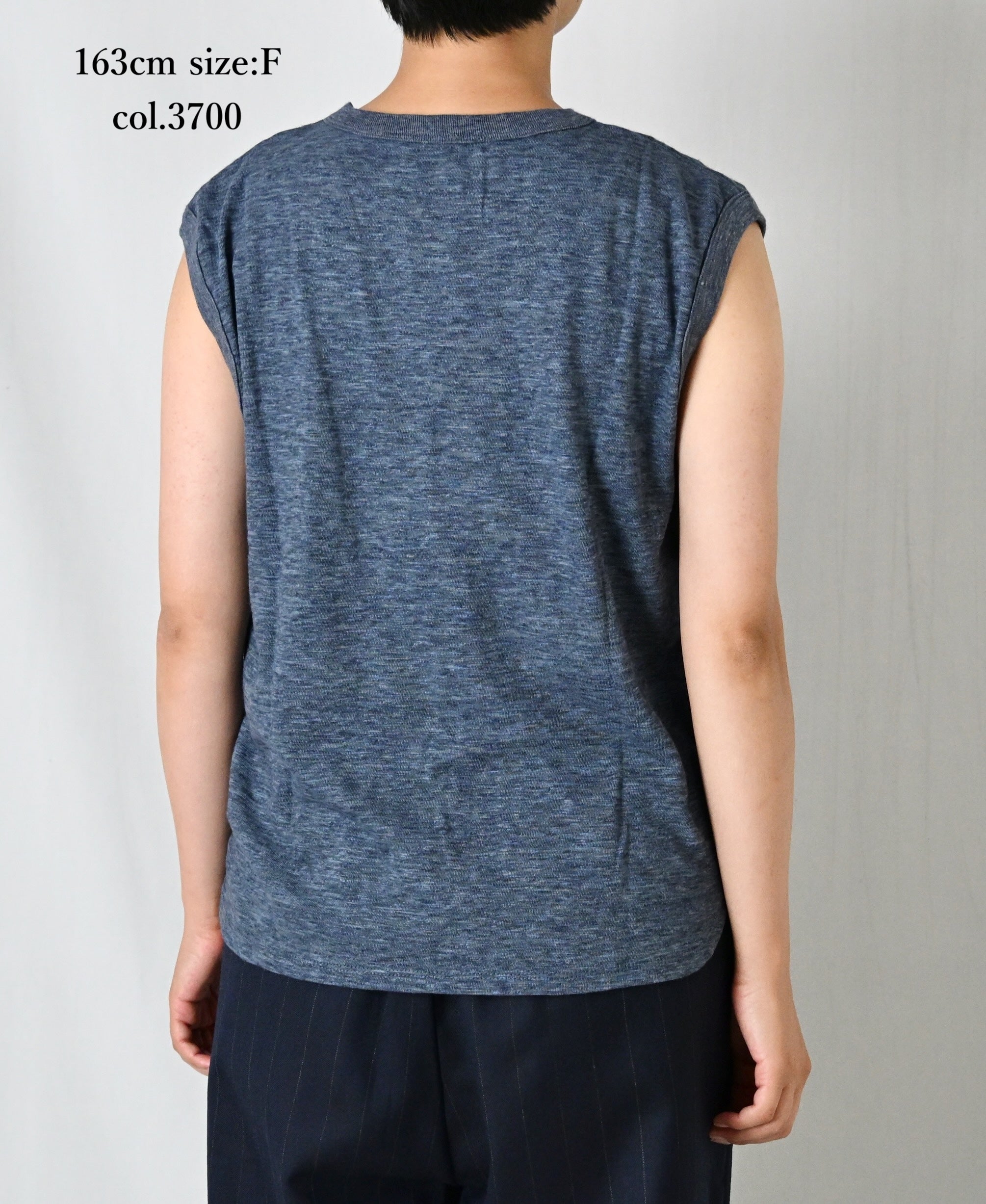 GNSL24042 SLUB VINTAGE CREW-NECK FRENCH/SL SHIRT