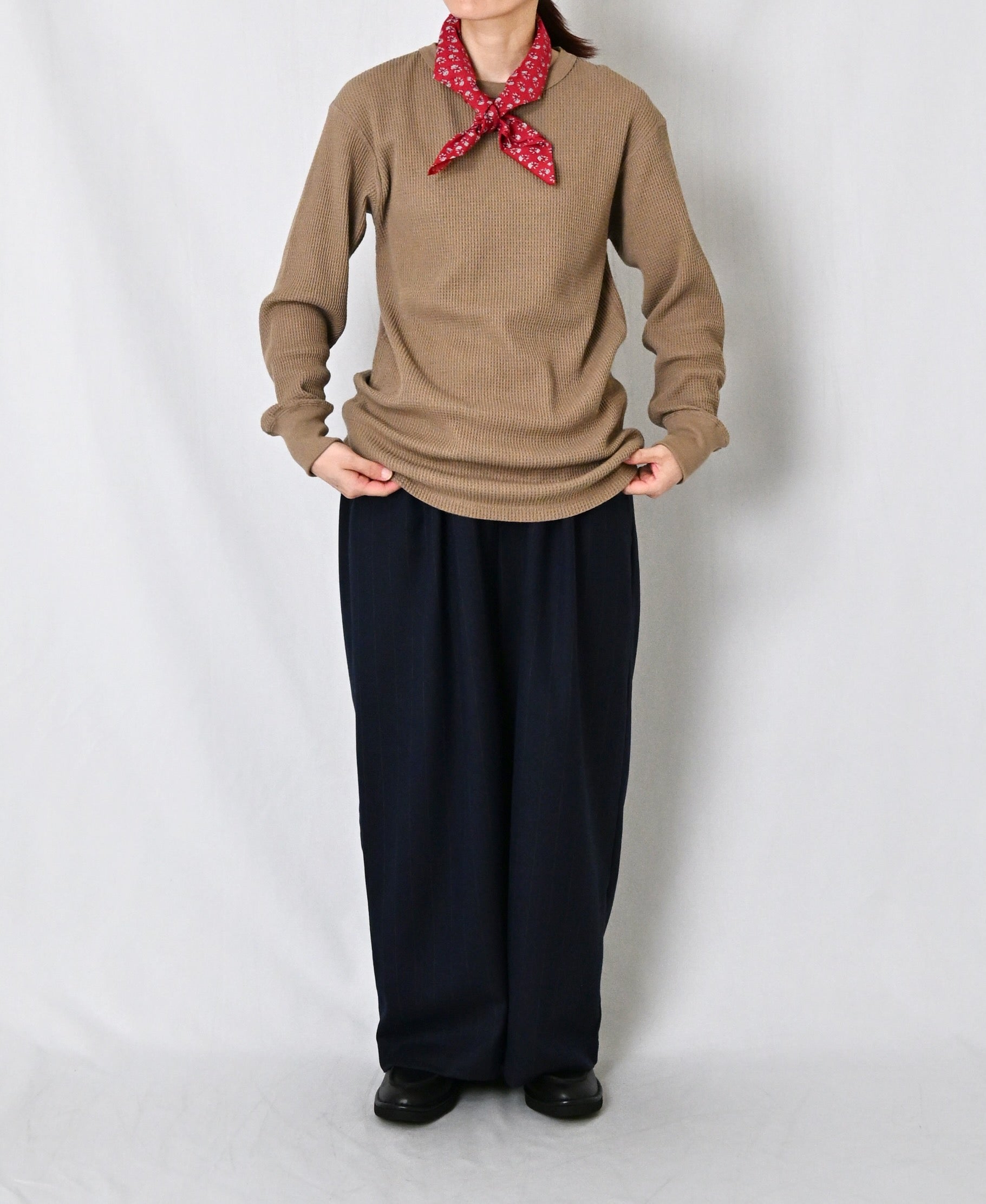 155cm size:44 COL. 8400 ダークベージュ