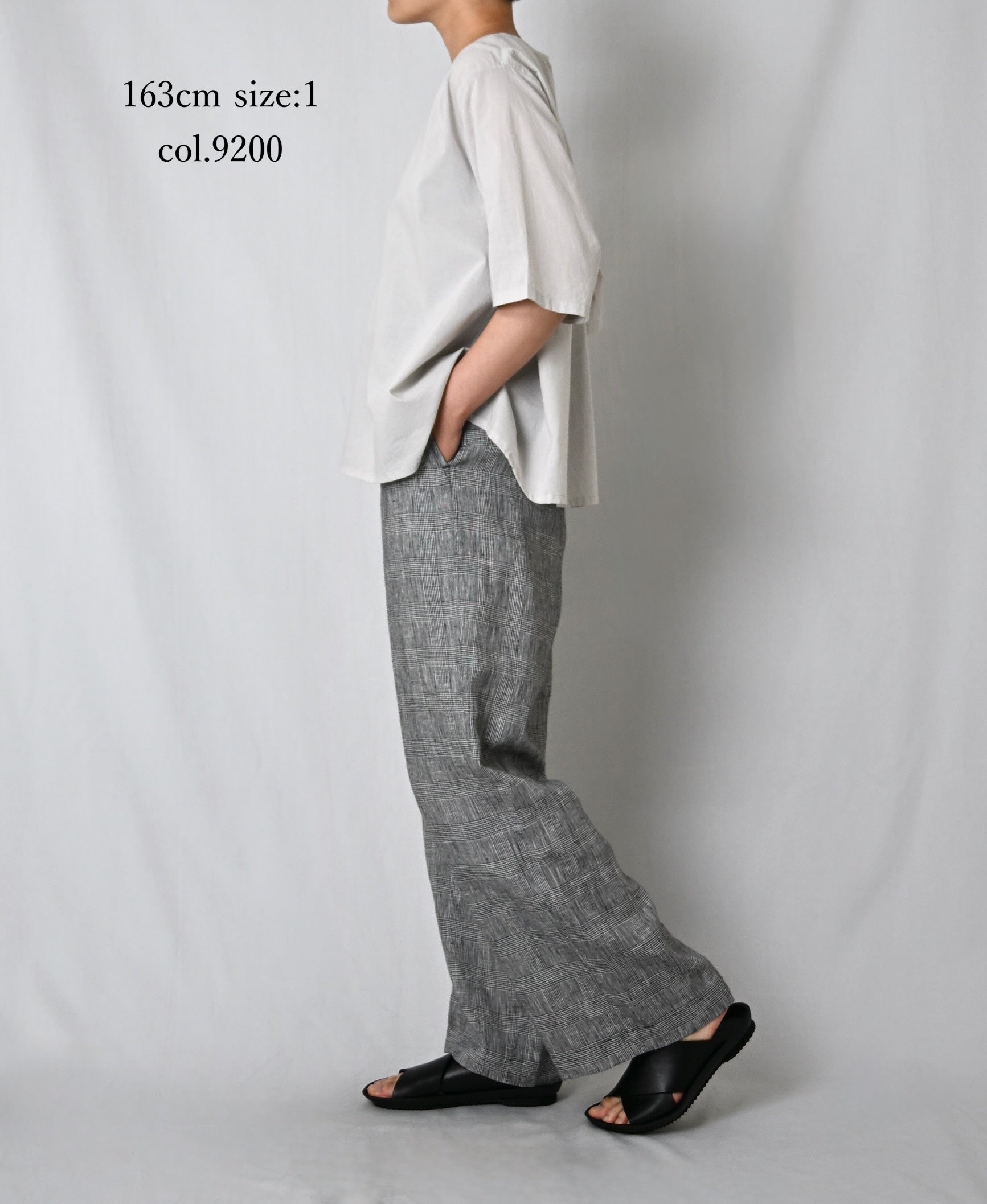 NSL26006 60s CAMBRIC PLAIN BACK OPENING SMOCK