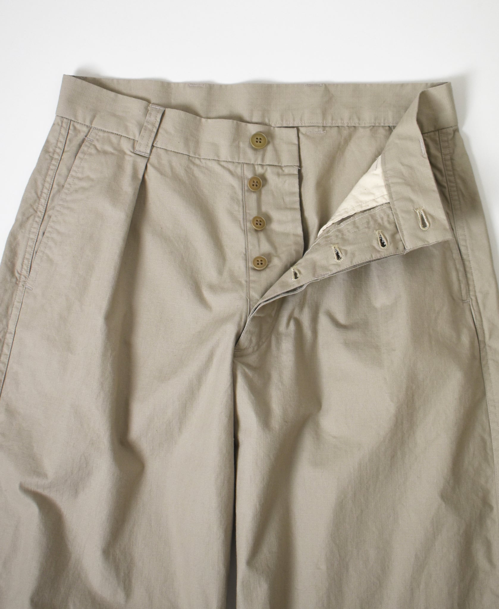 GNAM2612RS RIPSTOP ONE WASH ONE TUCK PANTS