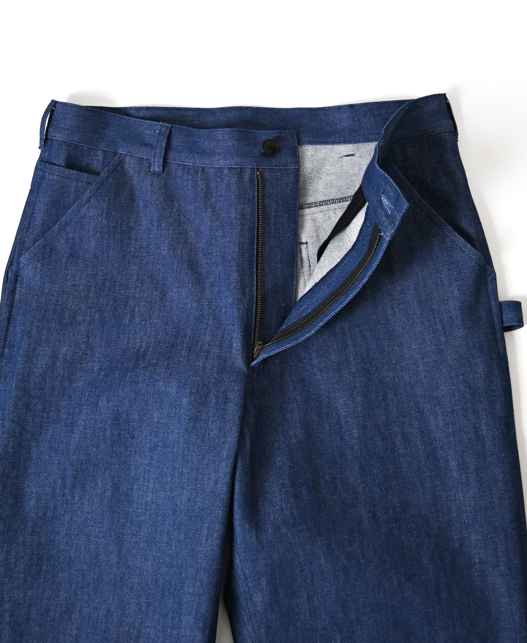 GNAM2651 13oz NATURAL SLUB DENIM PAINTER PANTS
