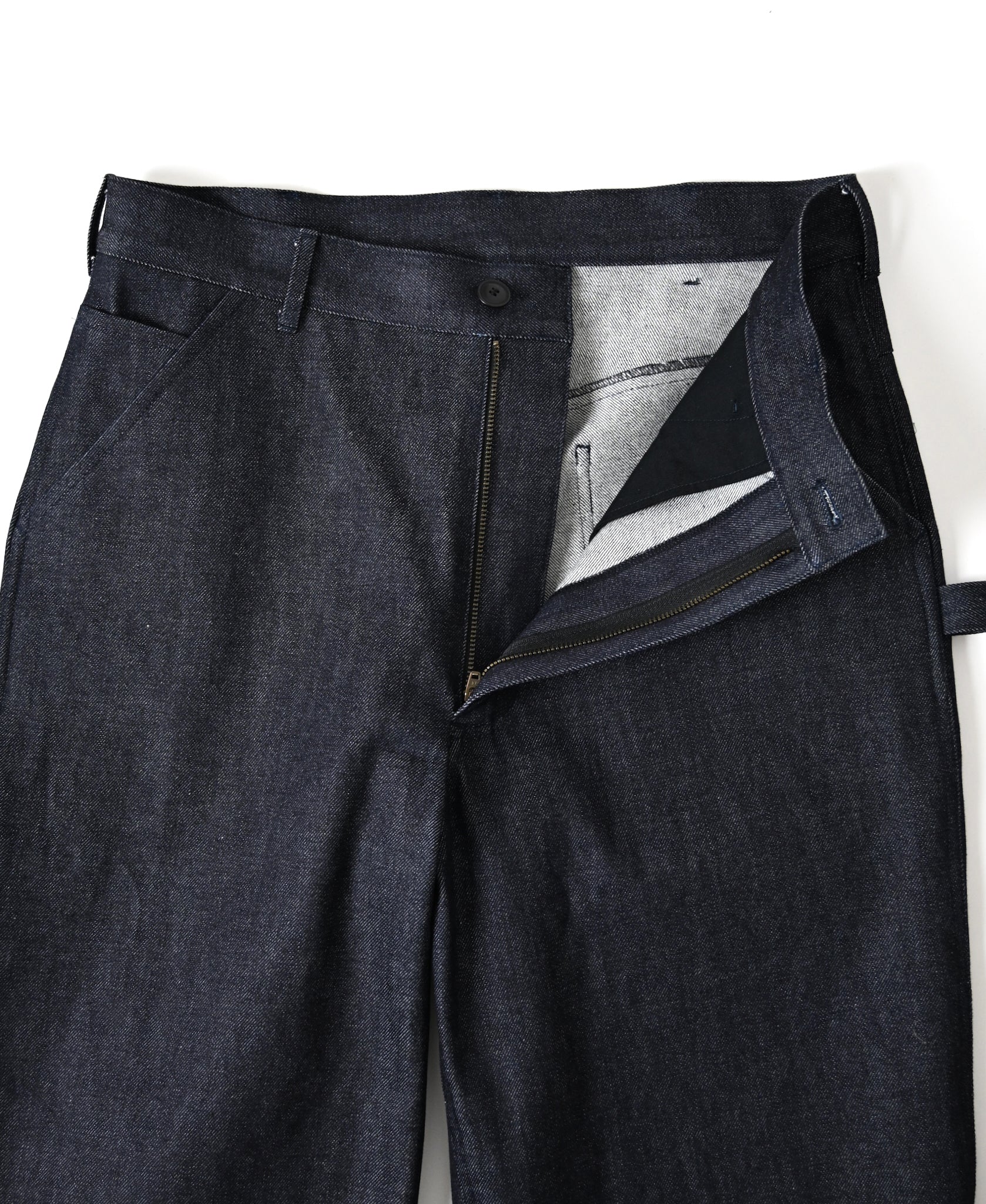 GNAM2651 13oz NATURAL SLUB DENIM PAINTER PANTS