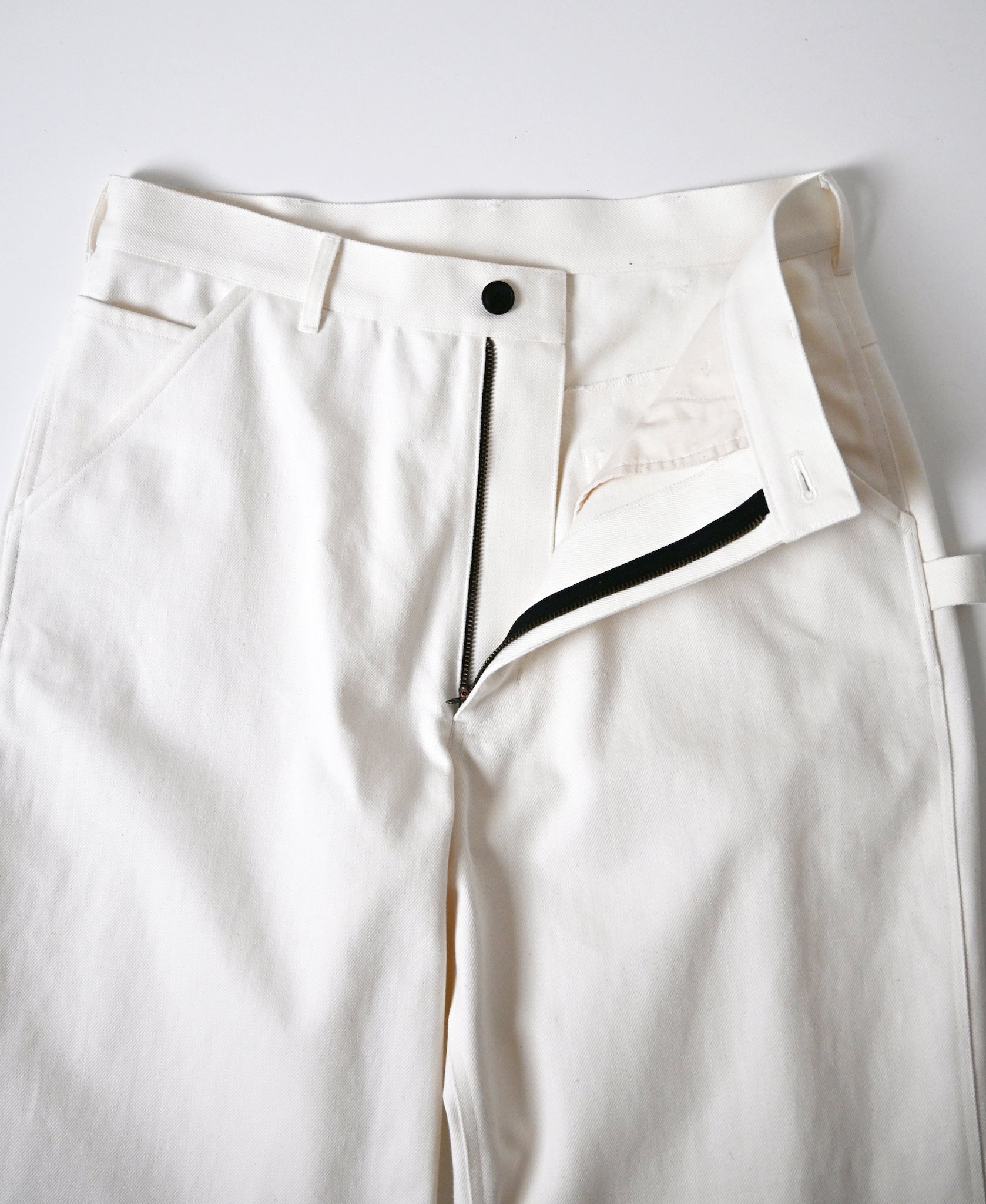 GNAM2651 13oz NATURAL SLUB DENIM PAINTER PANTS