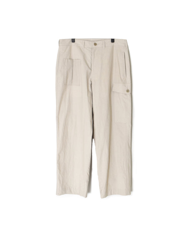 GNHT2601CLP COTTON/LINEN PLAIN WORK PANTS – Narumi Trading Online
