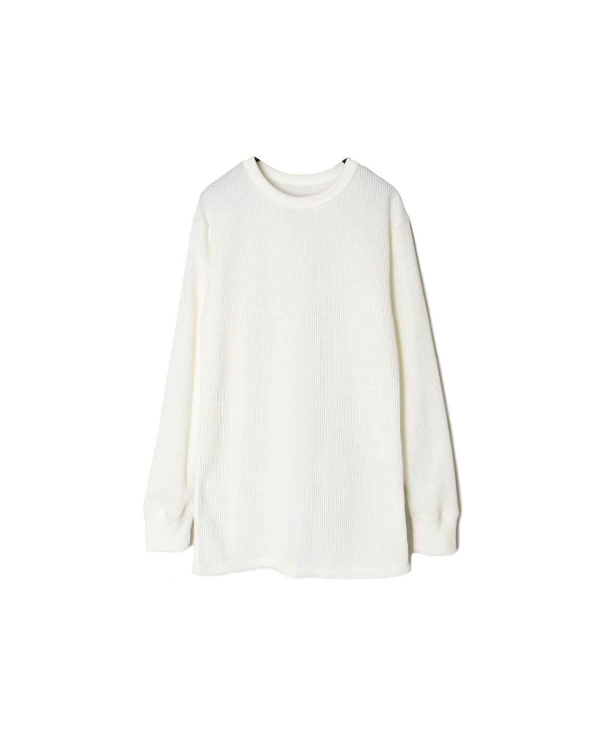 GNHT2671 COTTON WAFFLE CREW NECK L/SL T-SHIRTS