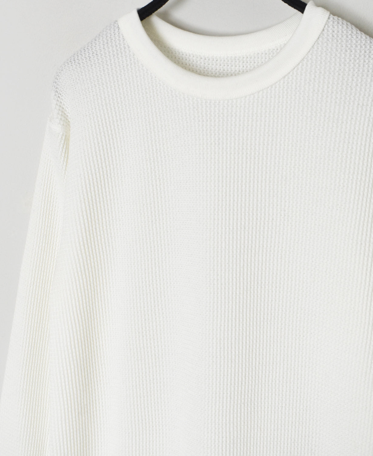 GNHT2671 COTTON WAFFLE CREW NECK L/SL T-SHIRTS