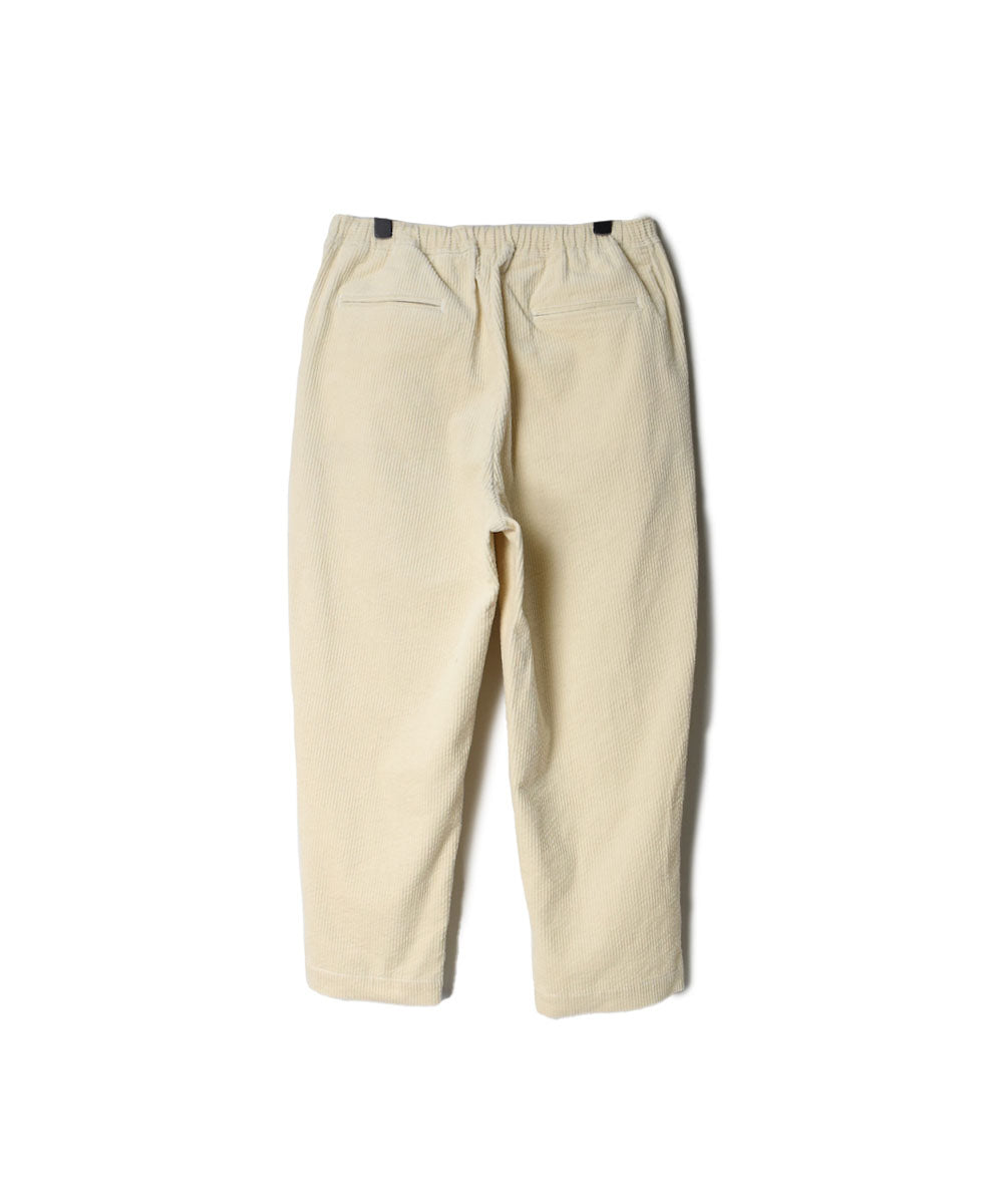 GNMDS2101CR 8WALE CORDUROY EASY TAPERED PANTS