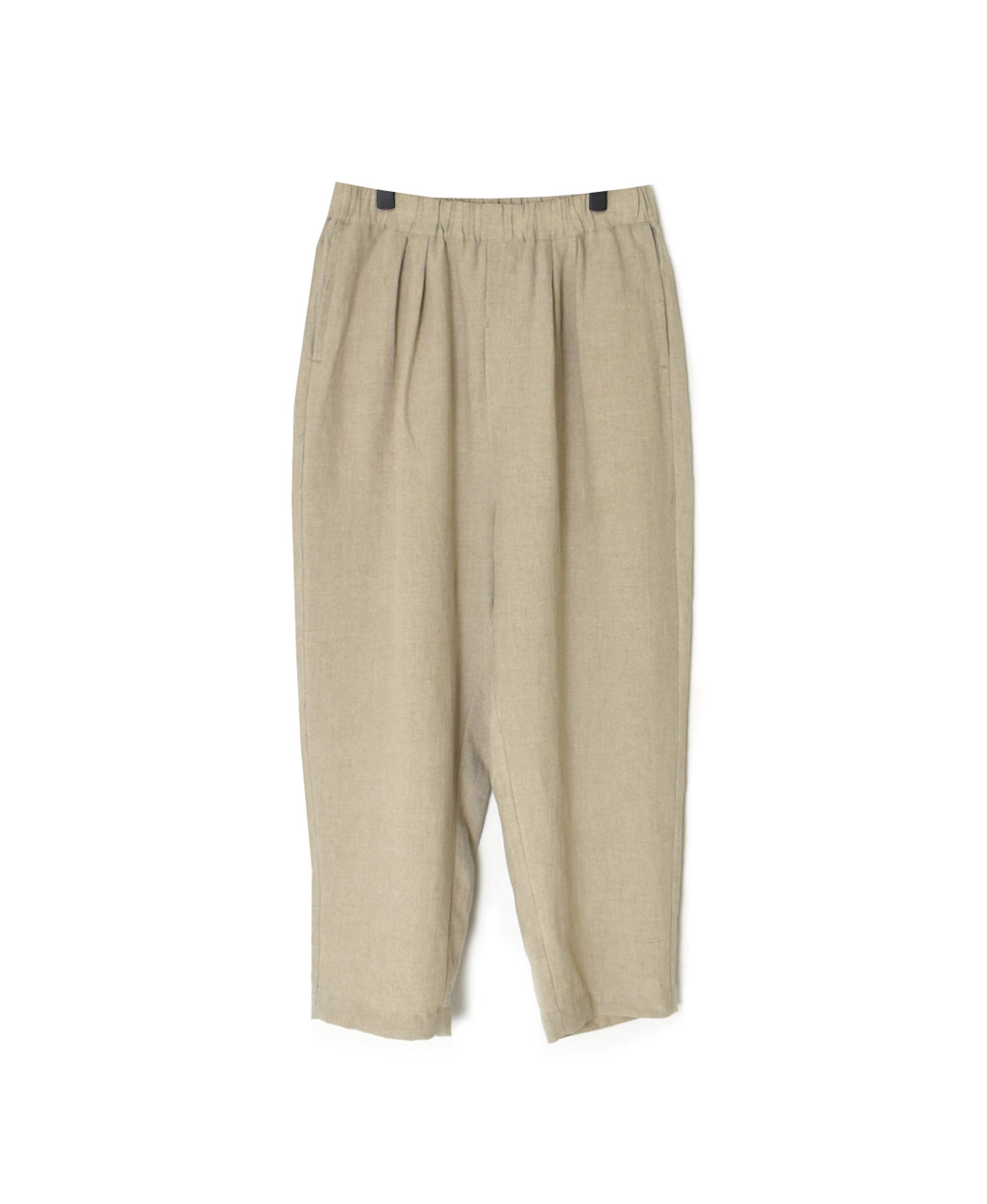 GNMDS2501FL 40s FRENCH LINEN DYED CANVAS 2TUCK TAPERED EASY PANTS