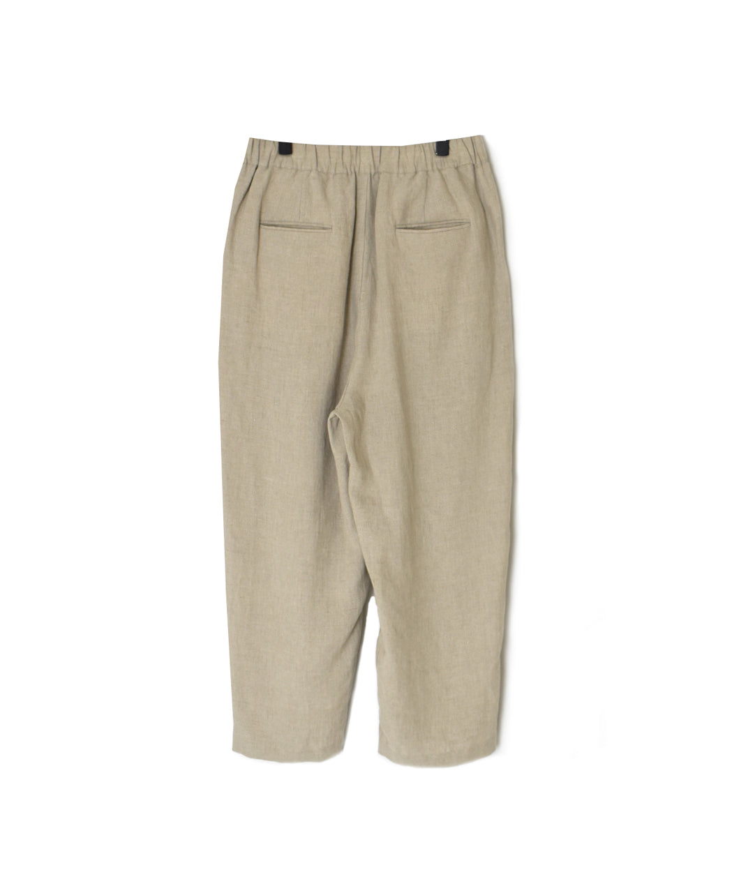 GNMDS2501FL 40s FRENCH LINEN DYED CANVAS 2TUCK TAPERED EASY PANTS