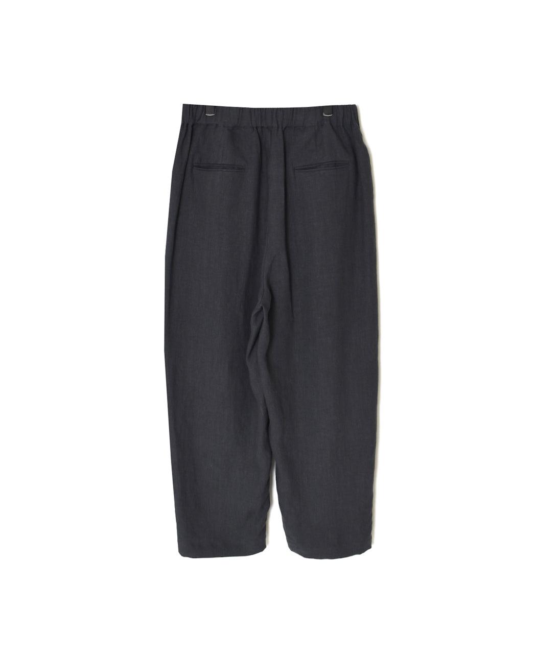 GNMDS2501FL 40s FRENCH LINEN DYED CANVAS 2TUCK TAPERED EASY PANTS