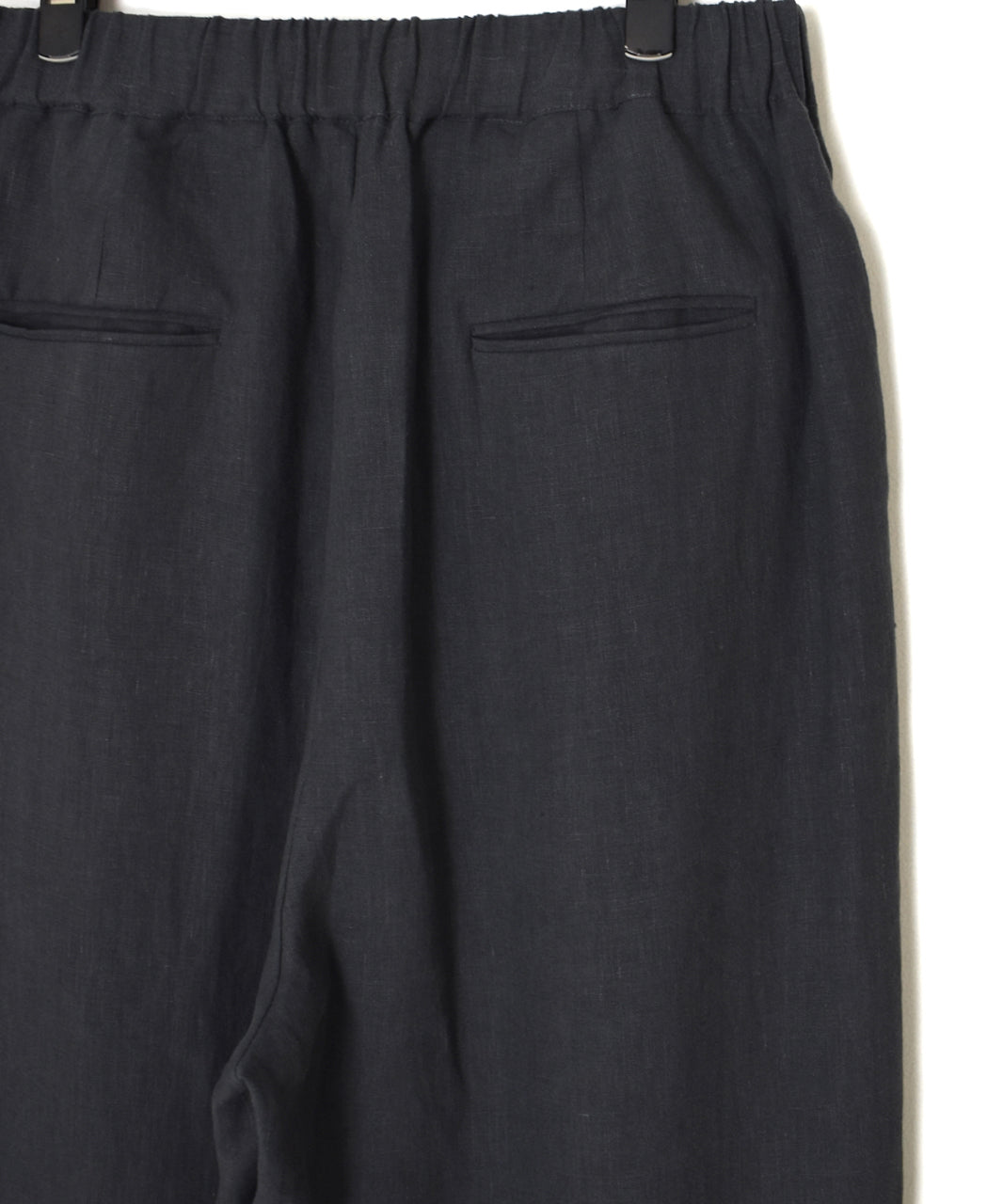 GNMDS2501FL 40s FRENCH LINEN DYED CANVAS 2TUCK TAPERED EASY PANTS