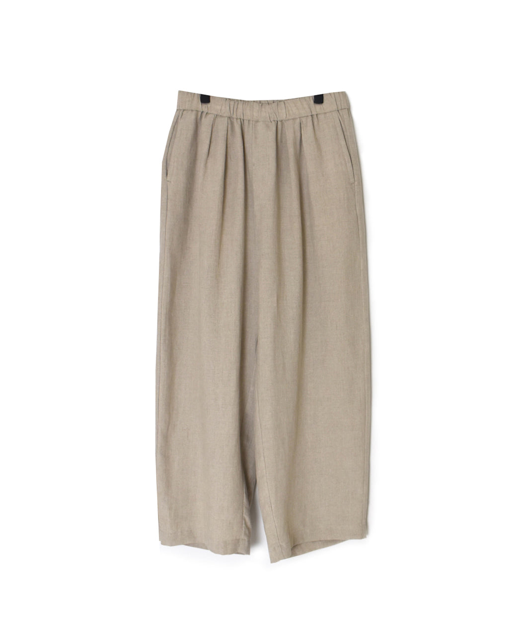 GNMDS2502FL 40s FRENCH LINEN DYED CANVAS 2TUCK WIDE EASY PANTS