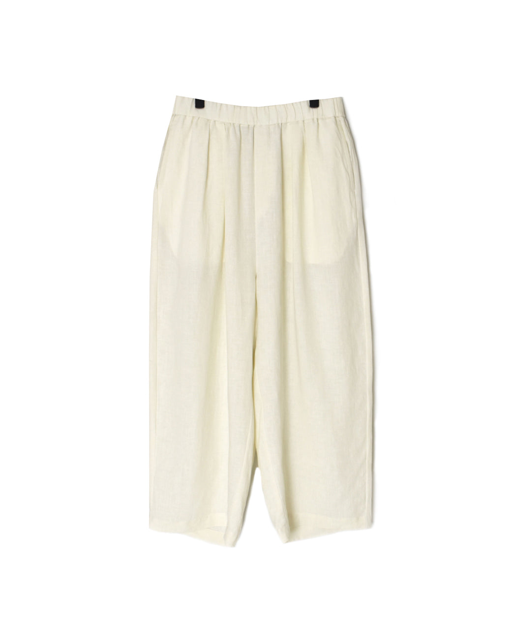 GNMDS2502FL 40s FRENCH LINEN DYED CANVAS 2TUCK WIDE EASY PANTS