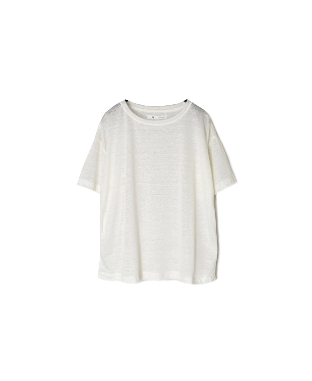 GNMDS26021 LINEN SINGLE JERSEY BOAT NECK T-SHIRTS