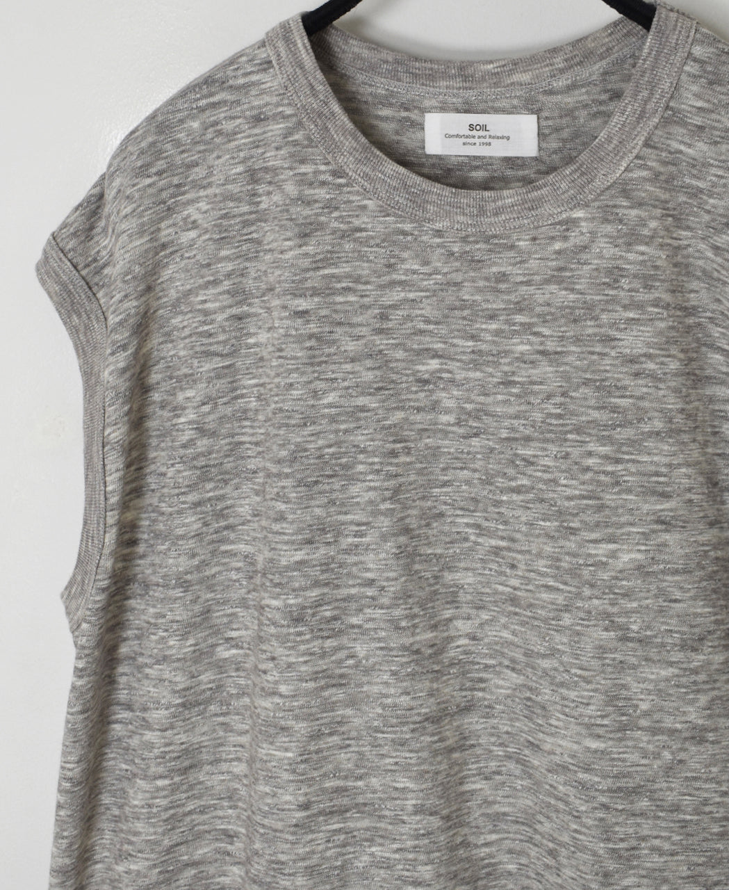 GNSL24043 SLUB VINTAGE CREW-NECK FRENCH/SL LONG SHIRT