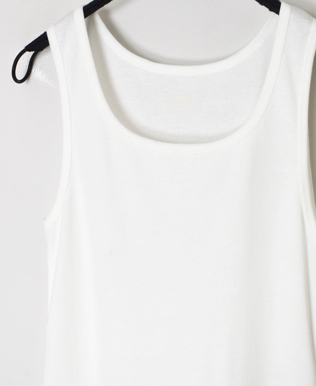 GNSL26021 40/1 RIB U-NECK TANK TOP